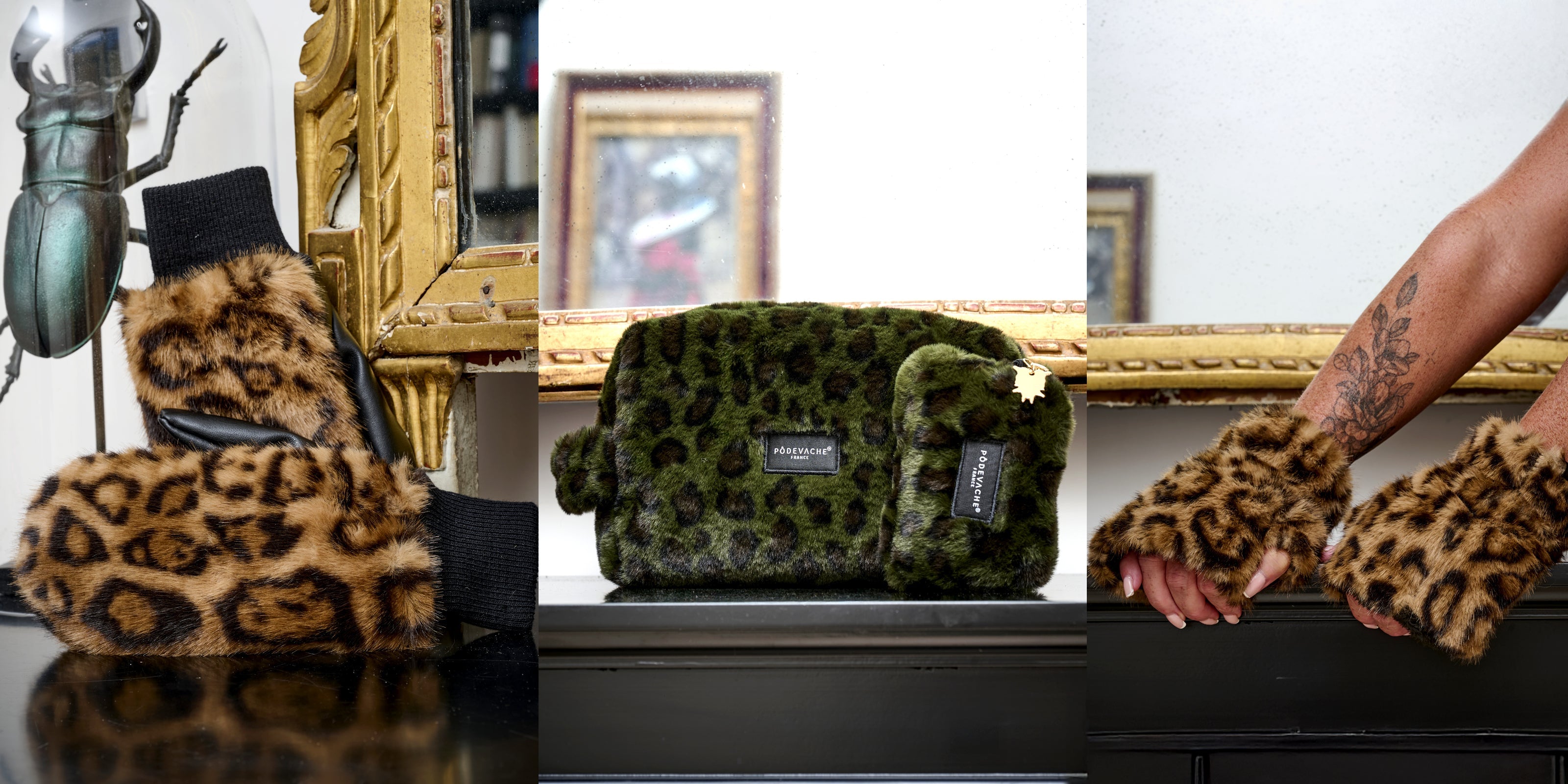 Accessoires en fausse fourrure