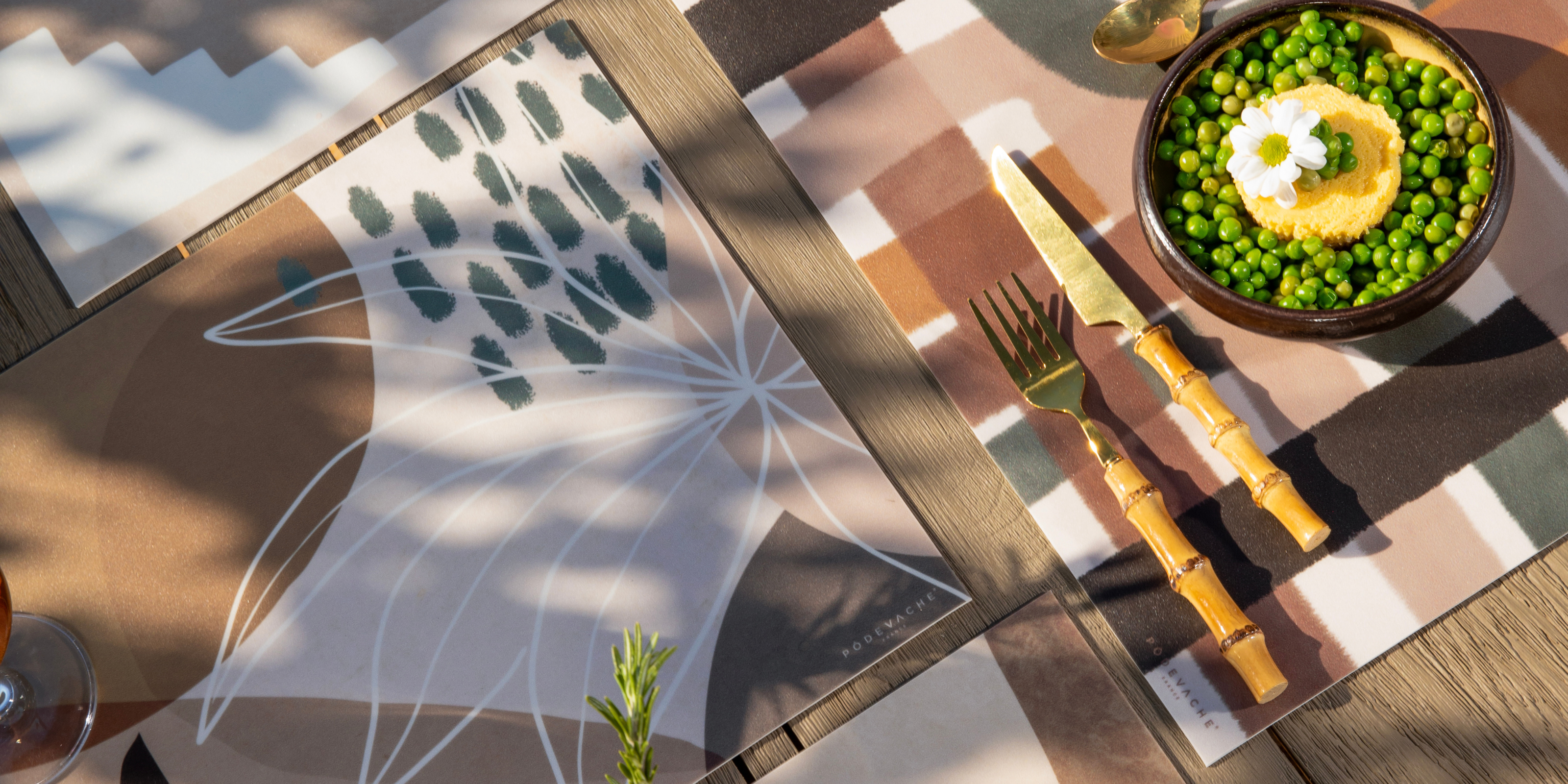 Sets de table vinyle - Abstrait