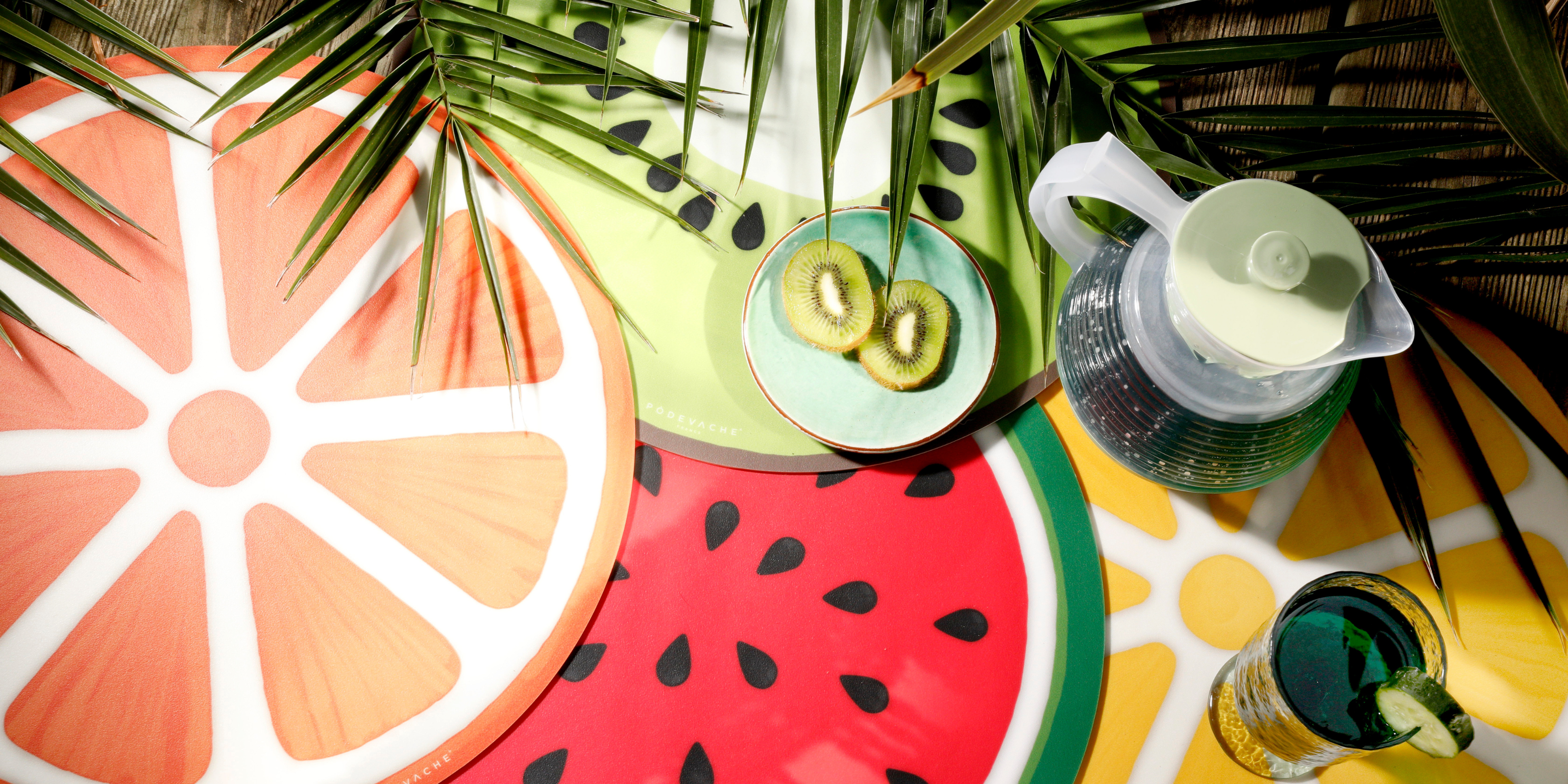 Sets de table vinyle - Agrumes