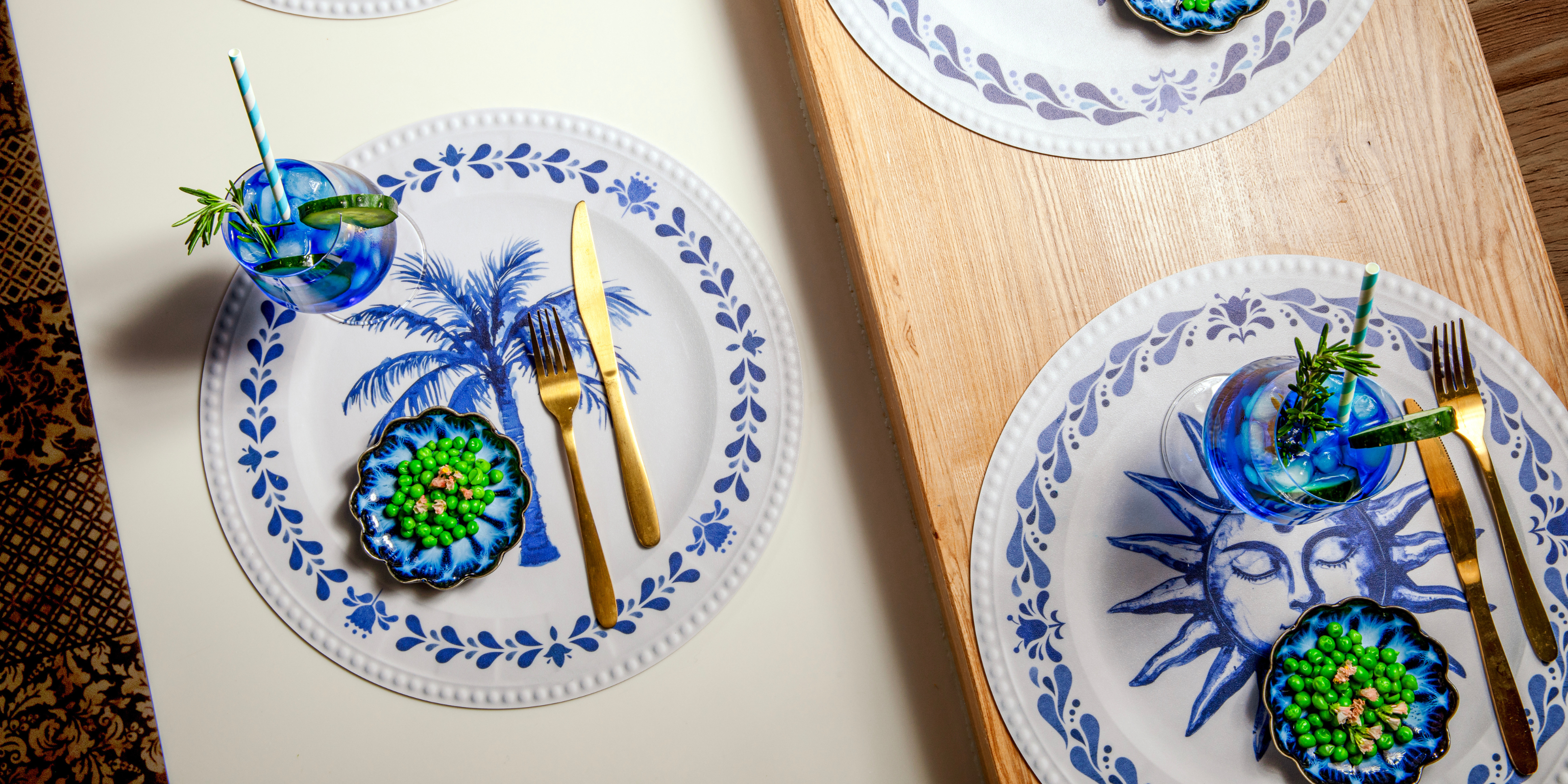 Sets de table vinyle - Assiettes Céramique