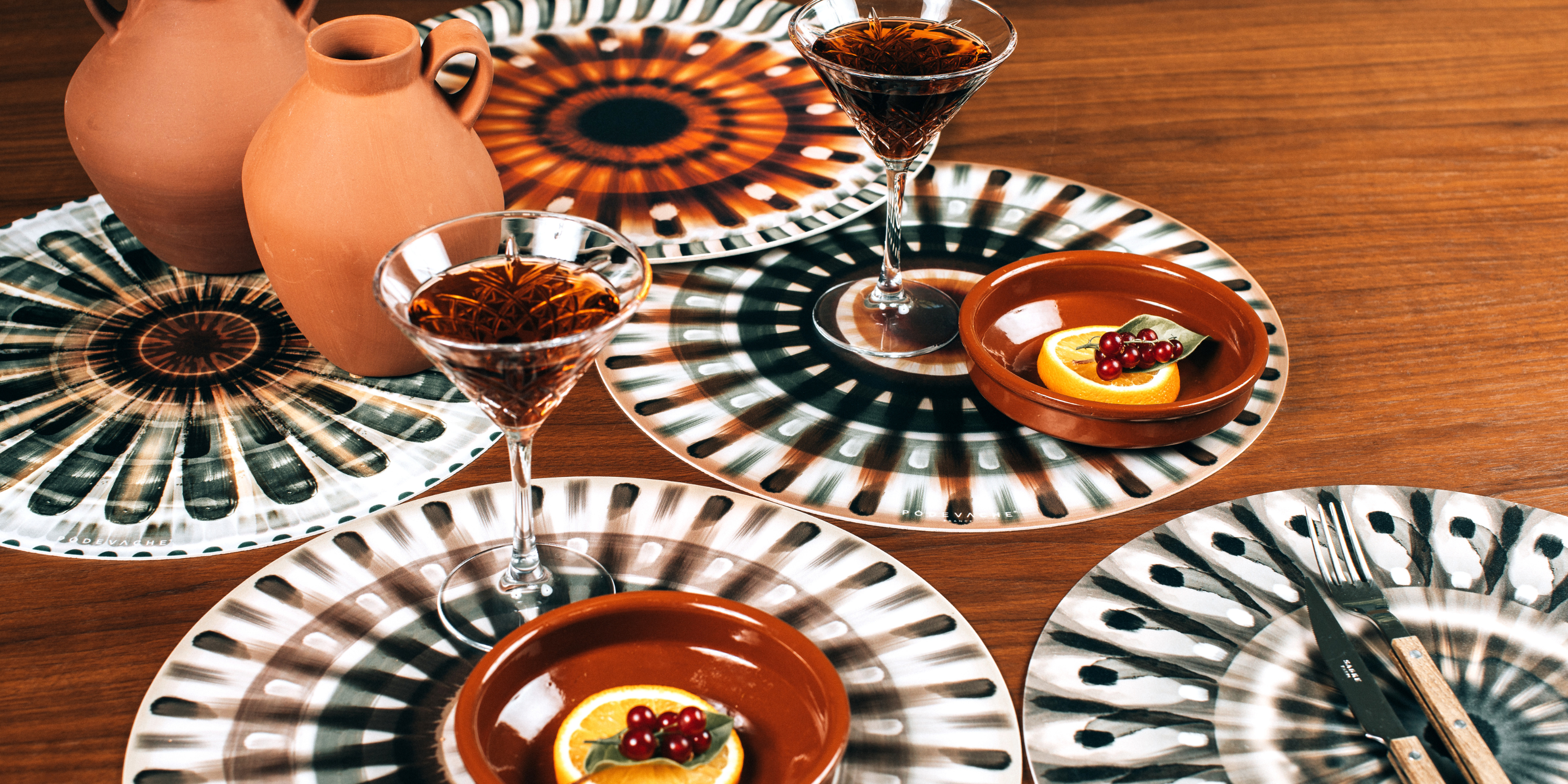 Sets de table vinyle Thème Kaleidoscope