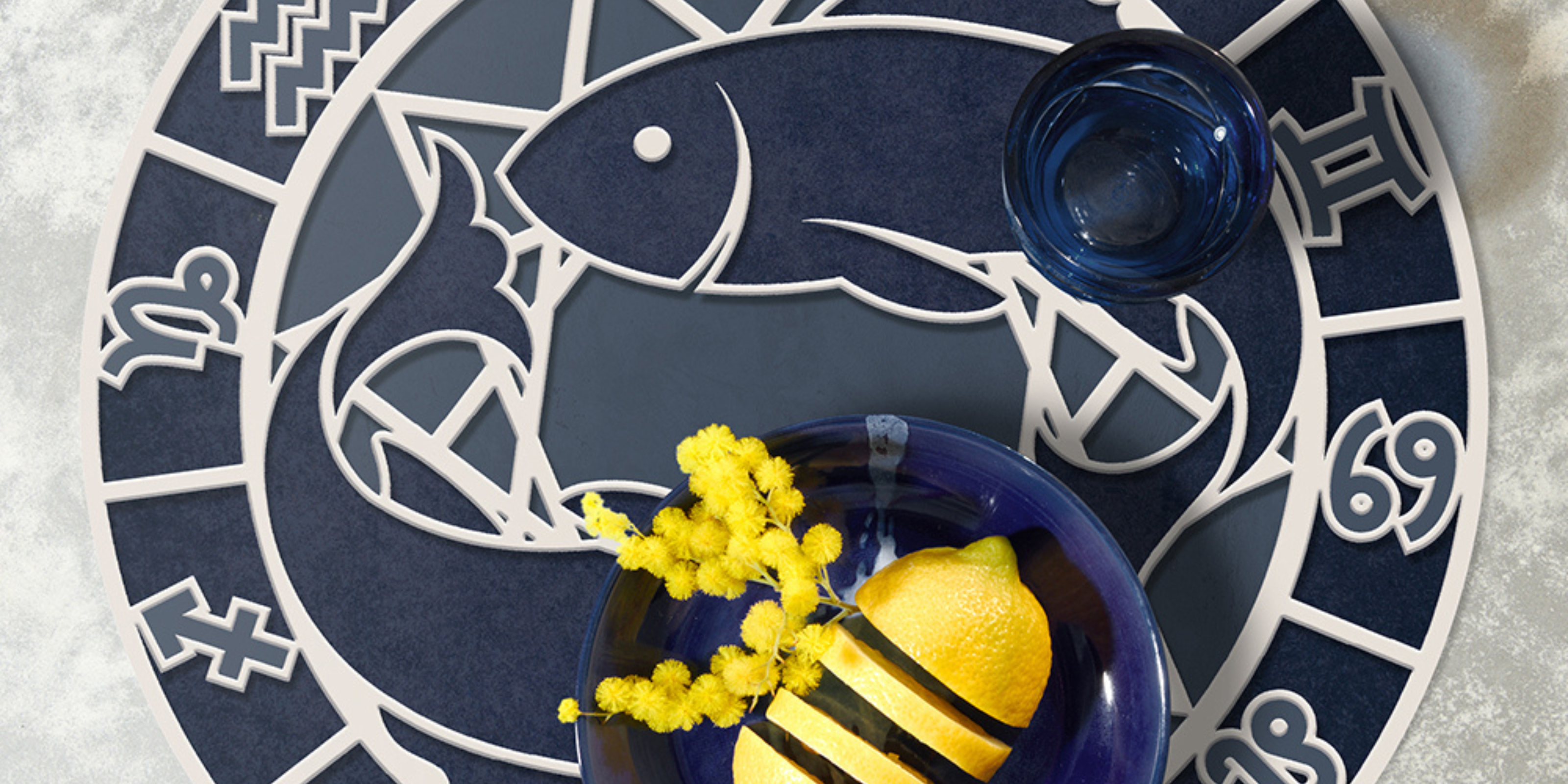 Sets de table vinyle Thème Astral