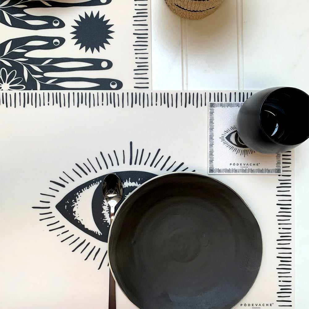 Dessous de verre vinyle