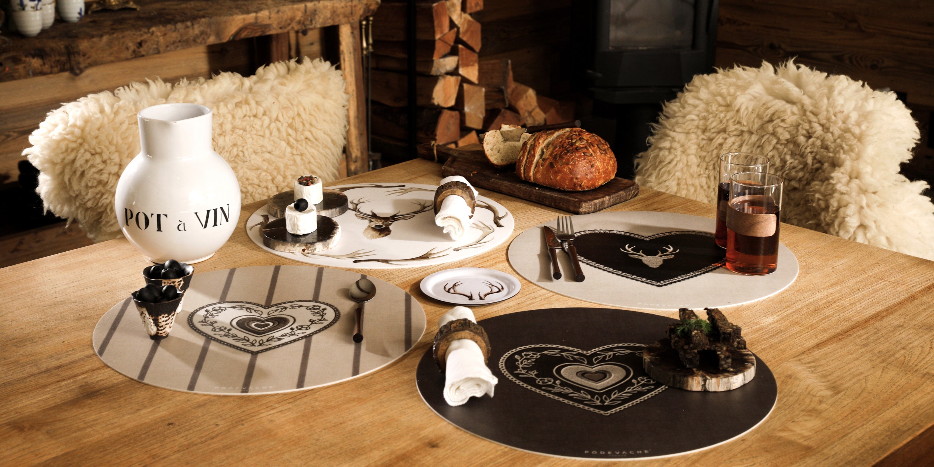 Sets de table - Collection Montagne