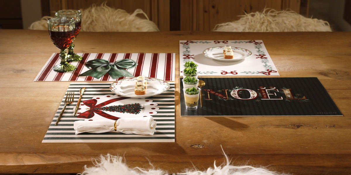 Sets de table vinyle Noël