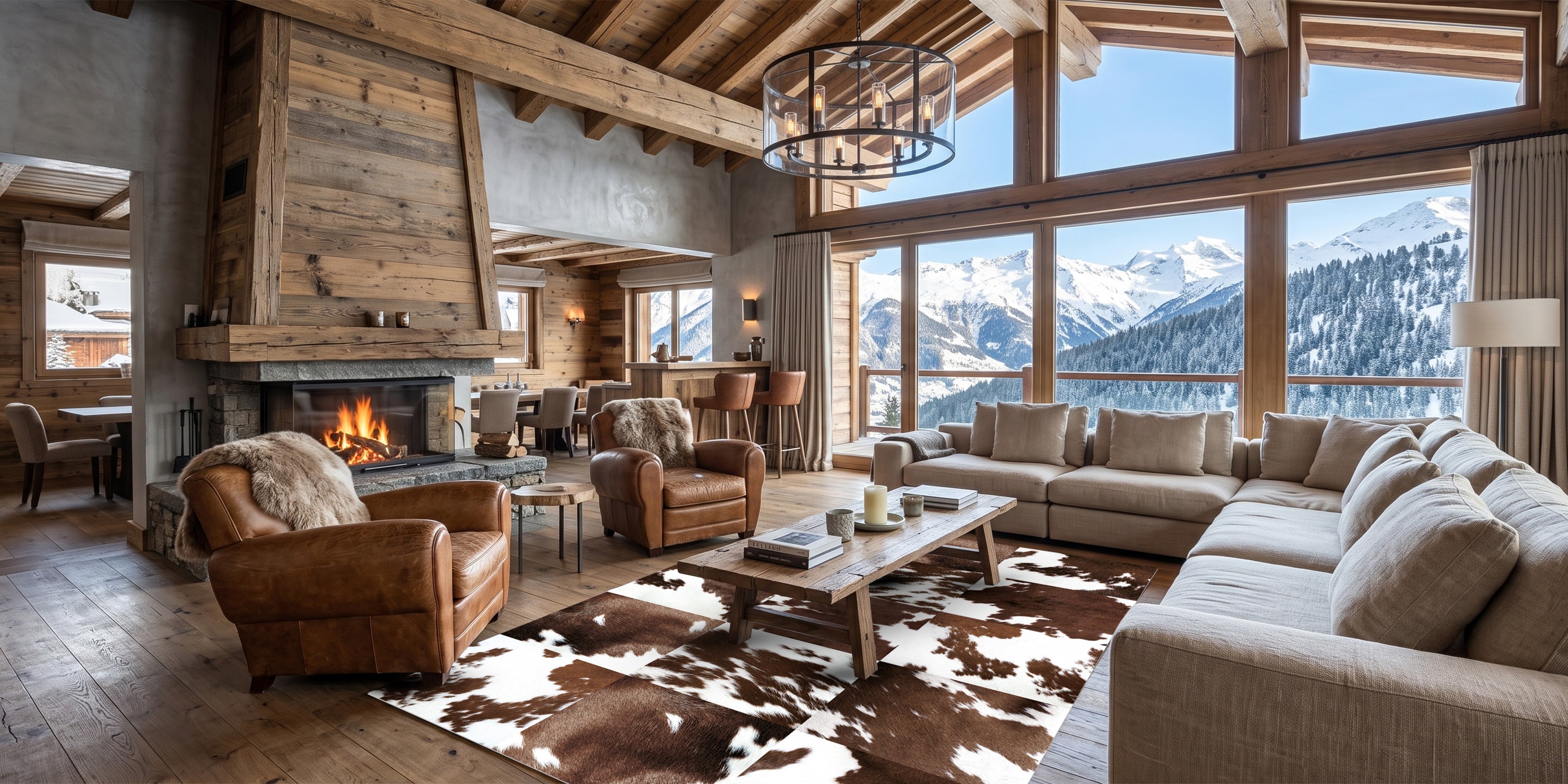 Tapis vinyle - Collection Montagne