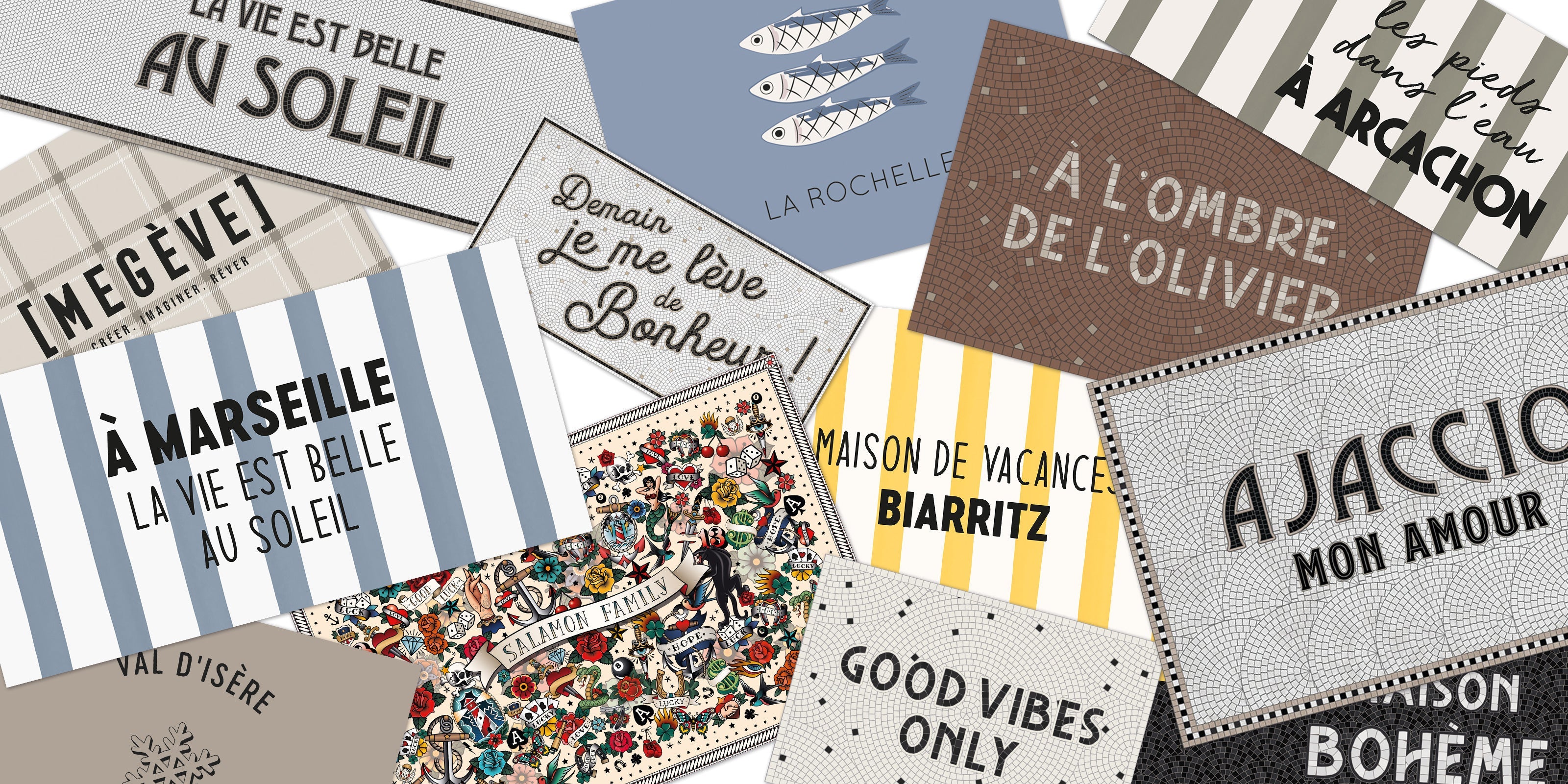 Tapis vinyle personnalisés