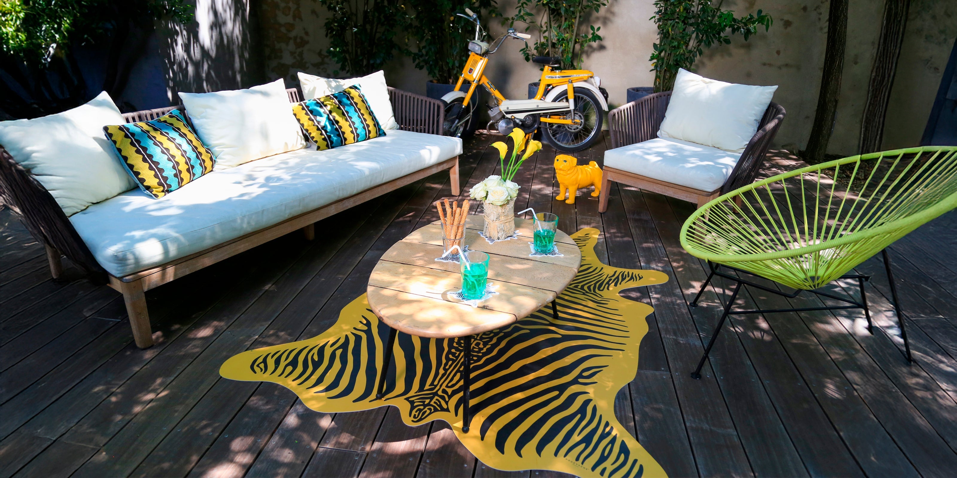 Tapis peaux de bête