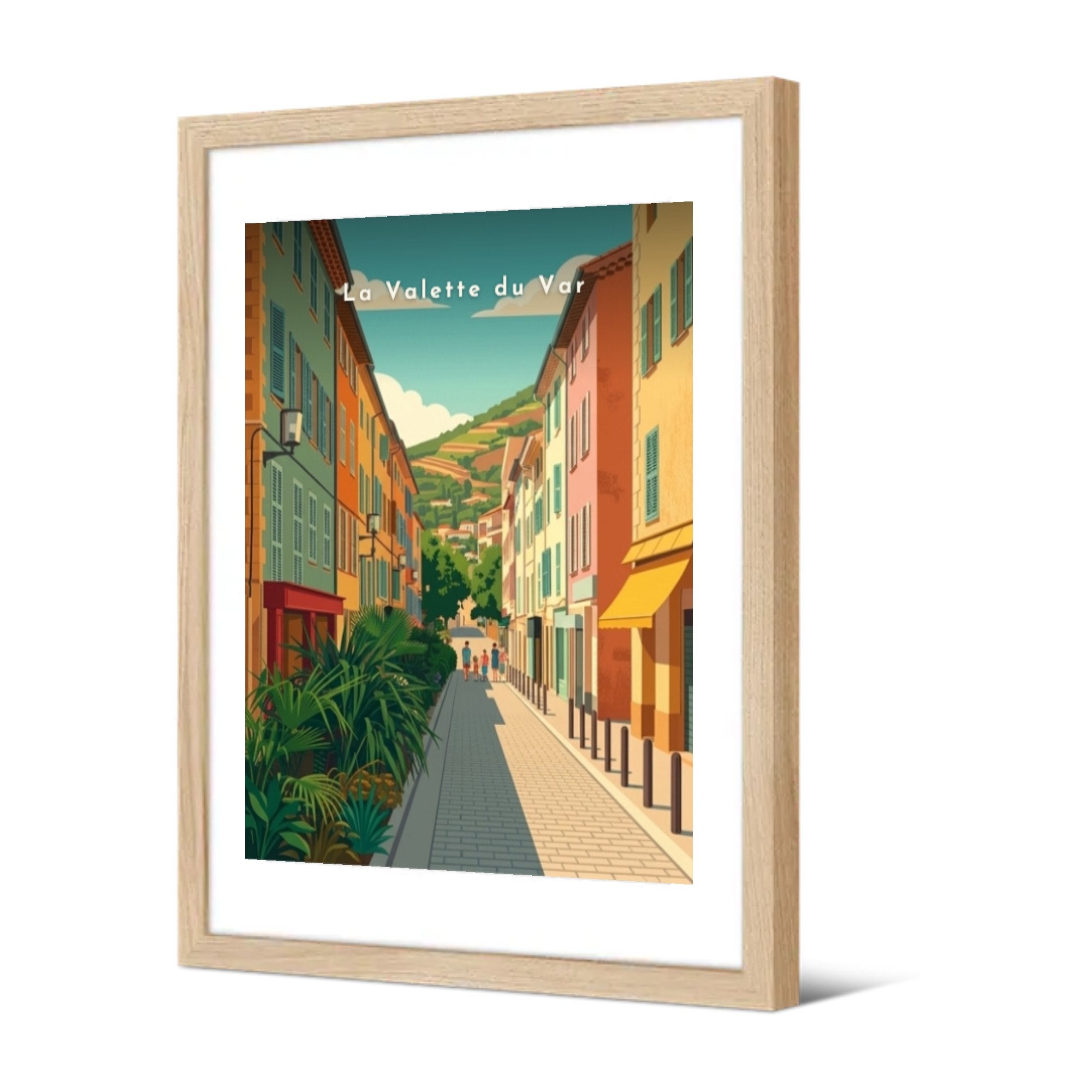 Ruelle du centre ancien — Pôdevache, encadrée, vue de trois quarts