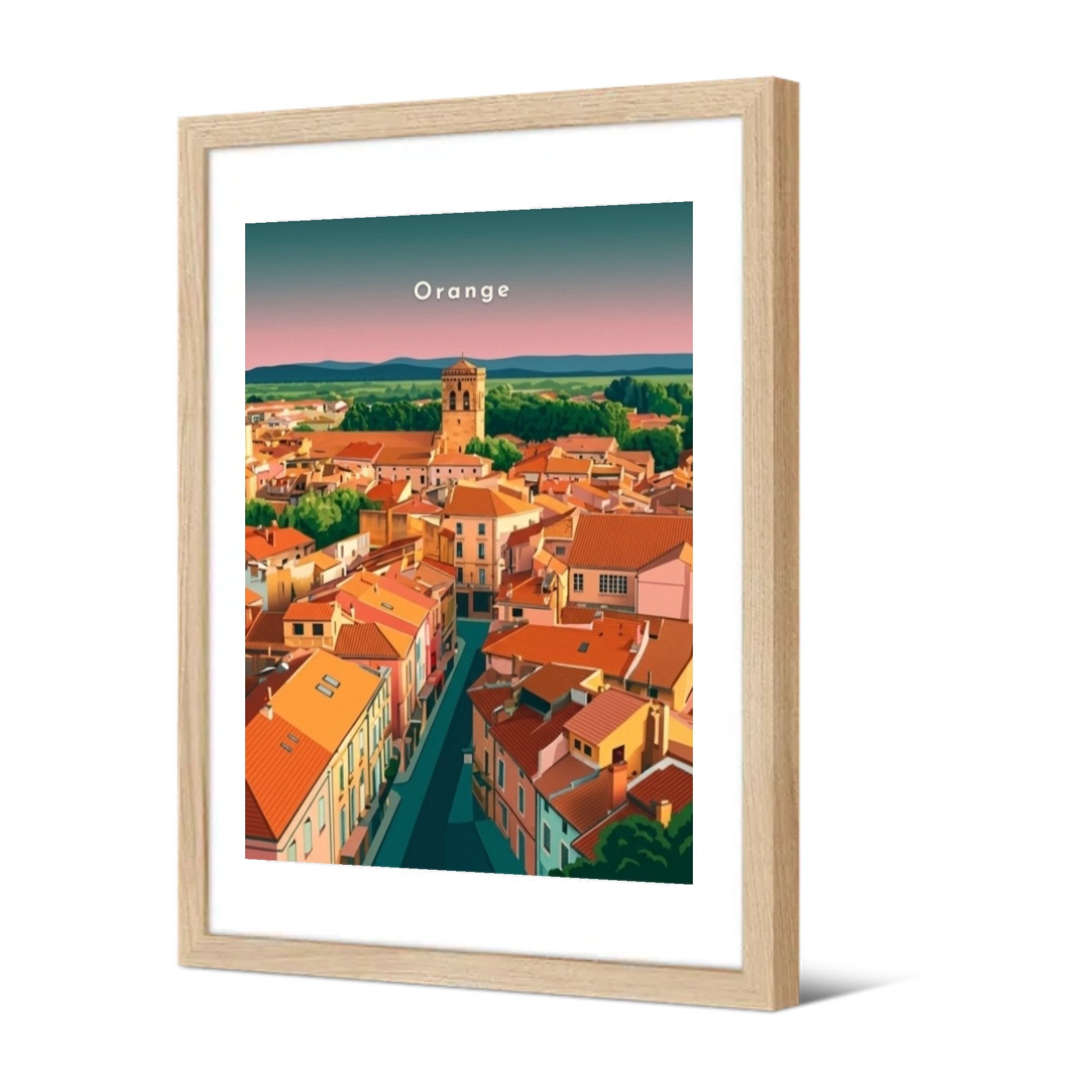 Cathédrale Notre-Dame-de-Nazareth — Pôdevache, encadrée, vue de trois quarts