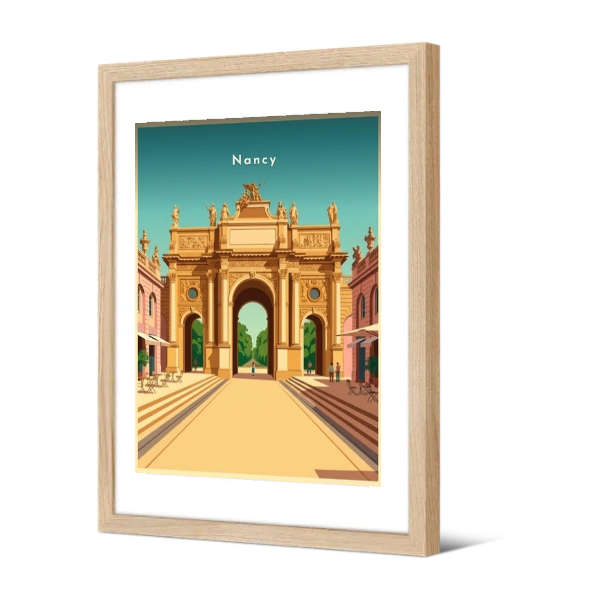 L'arc Héré — Pôdevache, encadrée, vue de trois quarts