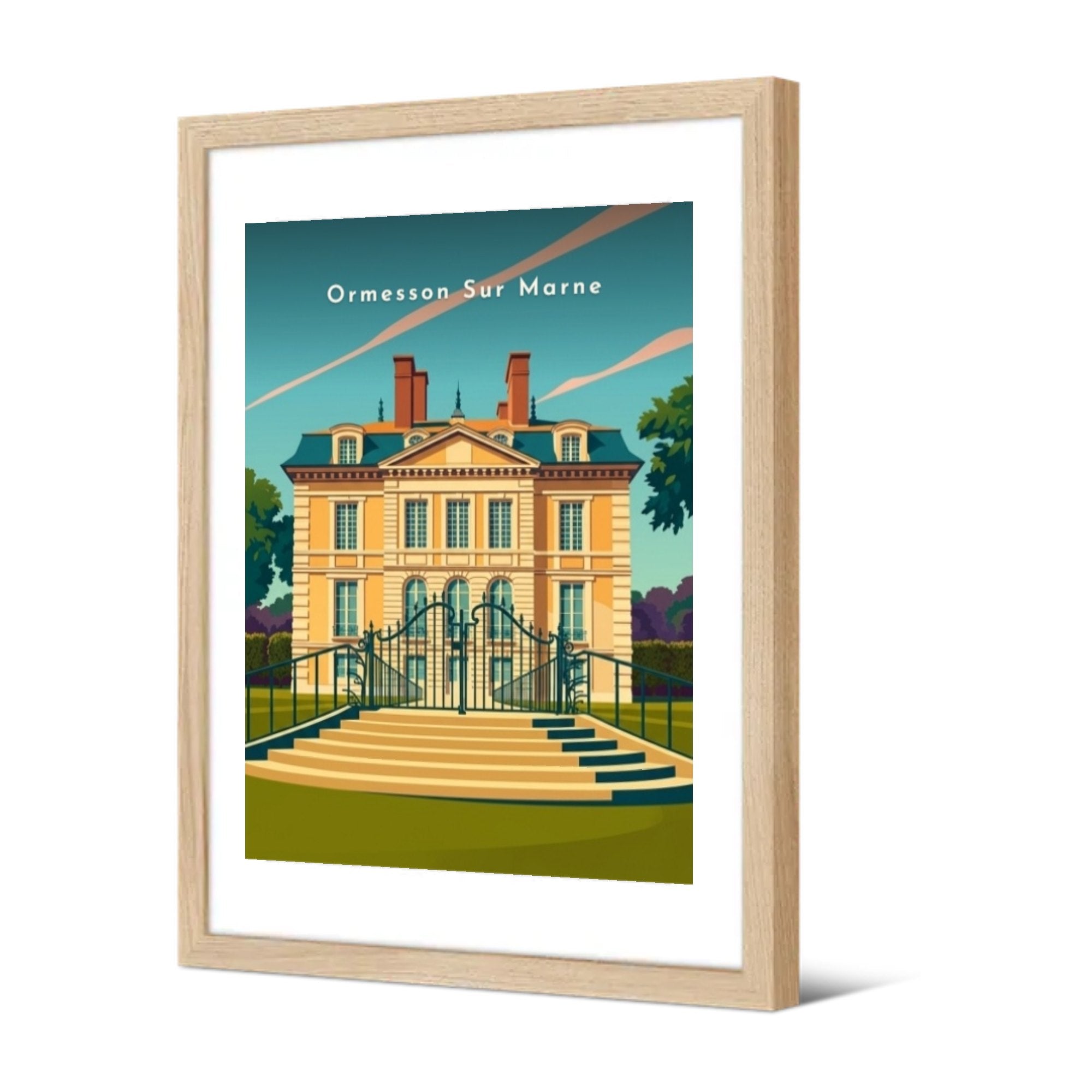 Le château — Pôdevache, encadrée, vue de trois quarts