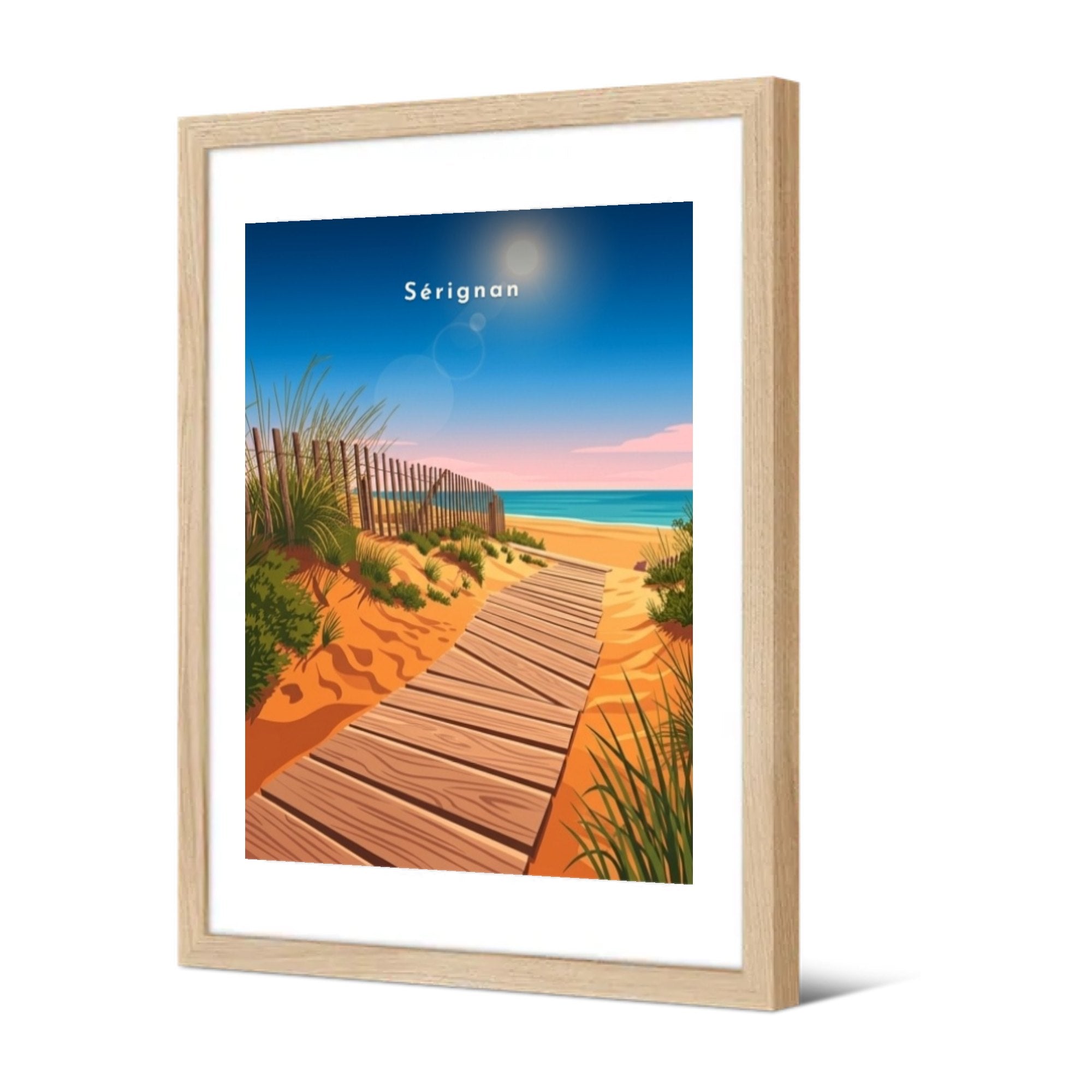 Dunes des Orpellières — Pôdevache, encadrée, vue de trois quarts