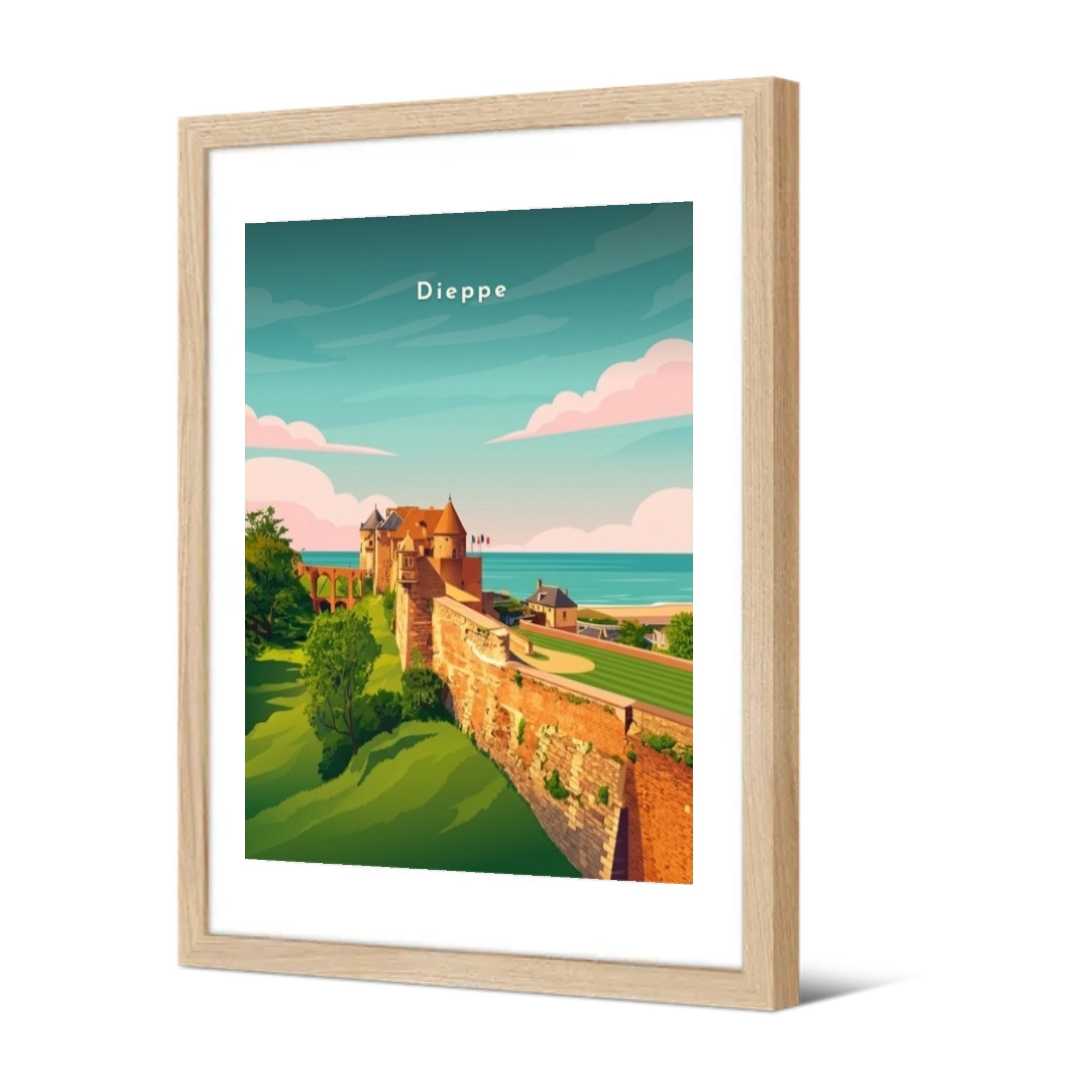 Le Château — Pôdevache, encadrée, vue de trois quarts