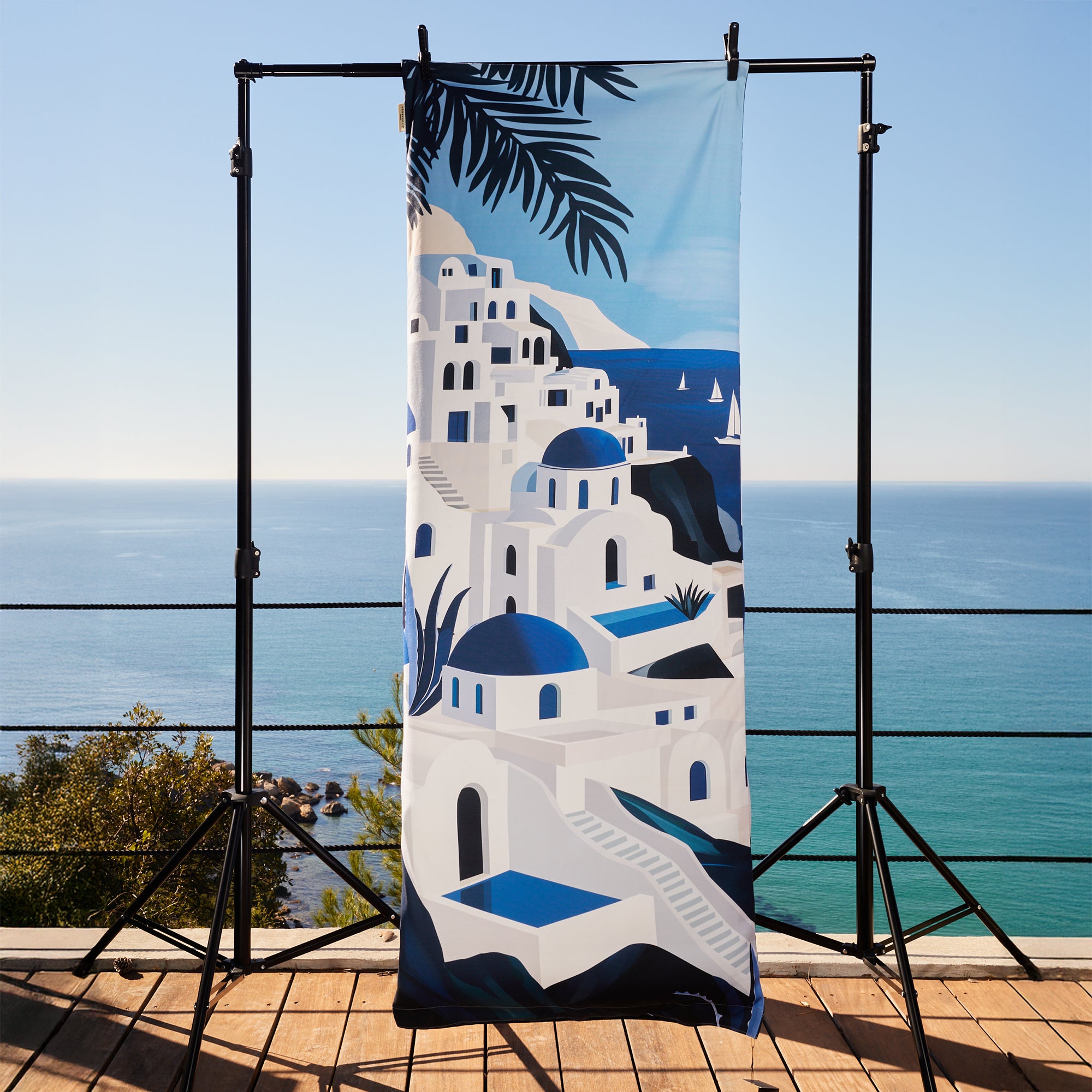 Matelas bain de soleil Santorin