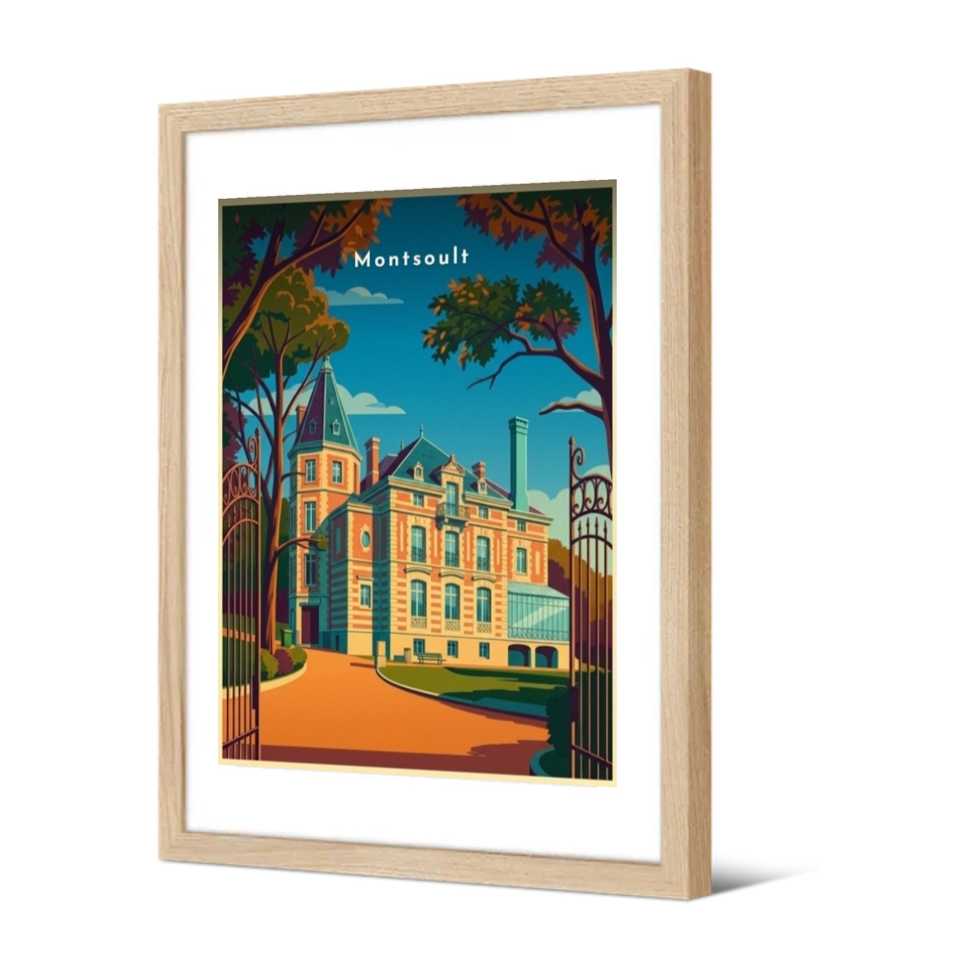 L'Hôtel de Ville — Pôdevache, encadrée, vue de trois quarts