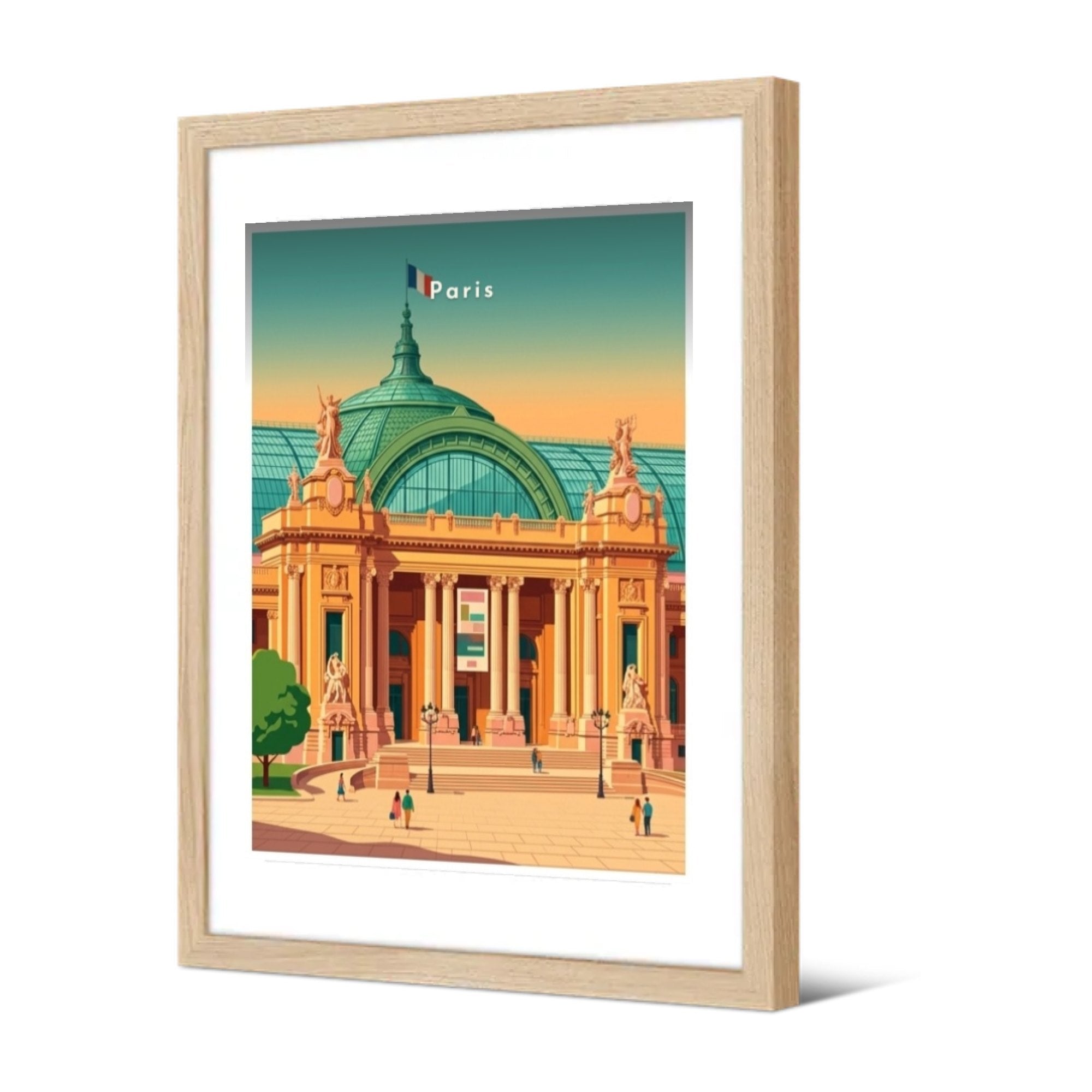 Le Grand Palais — Pôdevache, encadrée, vue de trois quarts