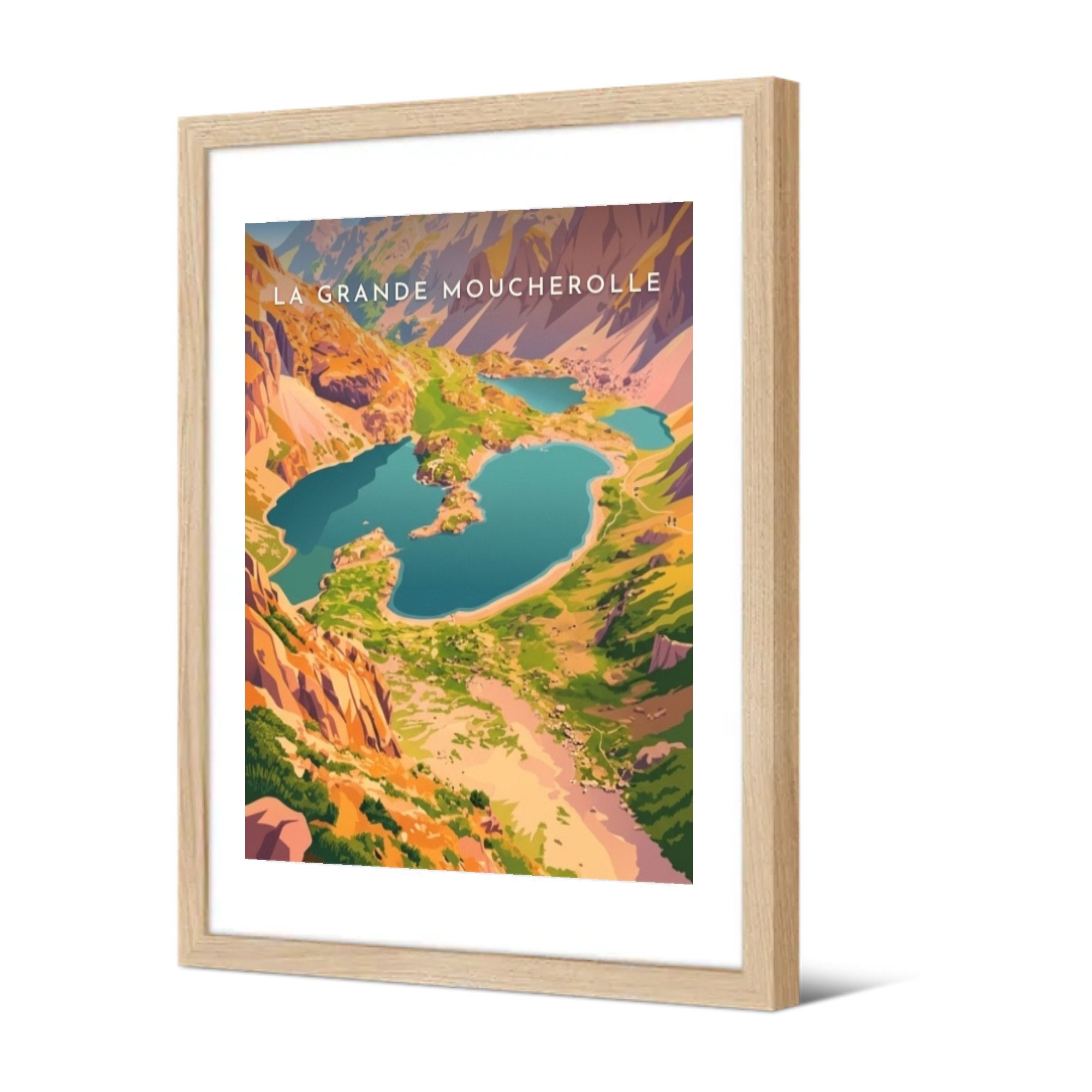 La Grande Moucherolle — Pôdevache, encadrée, vue de trois quarts