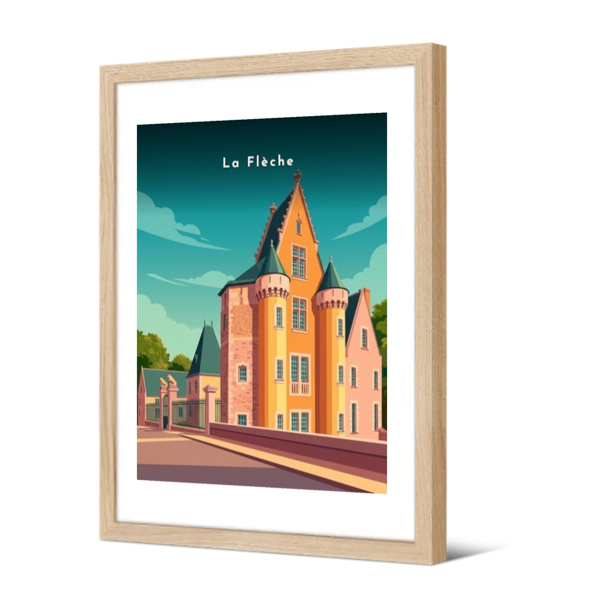 Château des Carmes — Pôdevache, encadrée, vue de trois quarts