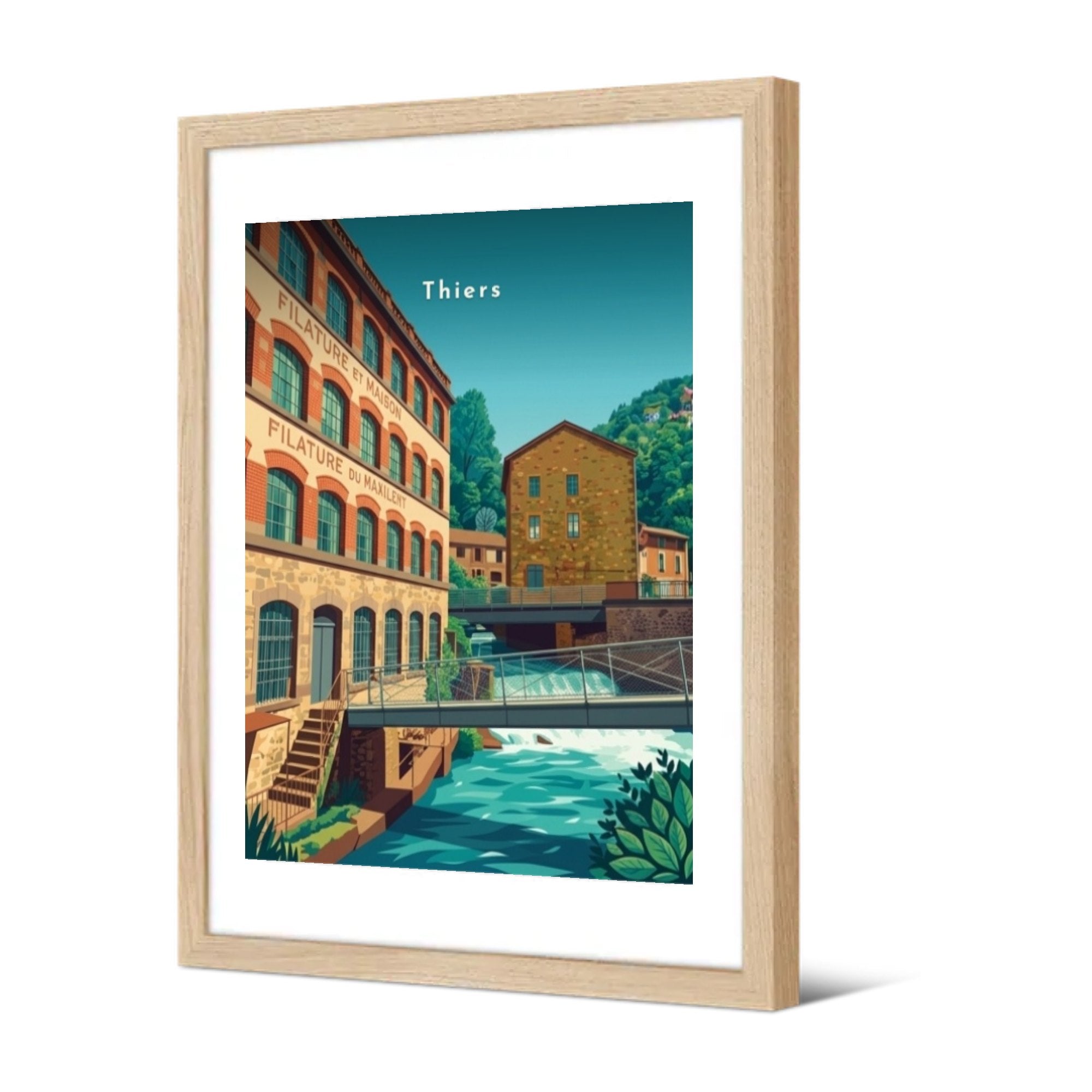 L'Usine du May — Pôdevache, encadrée, vue de trois quarts