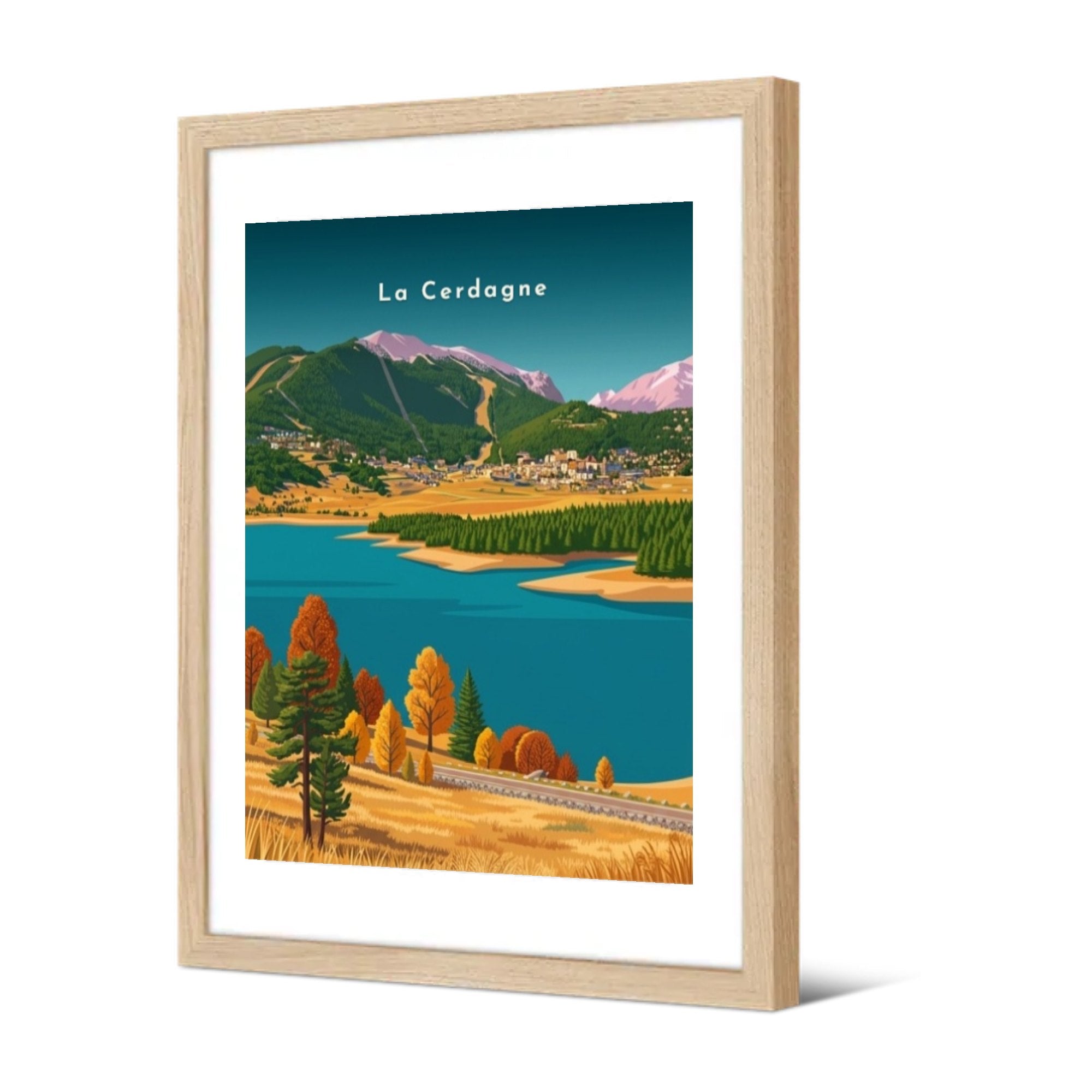 La Cerdagne — Pôdevache, encadrée, vue de trois quarts