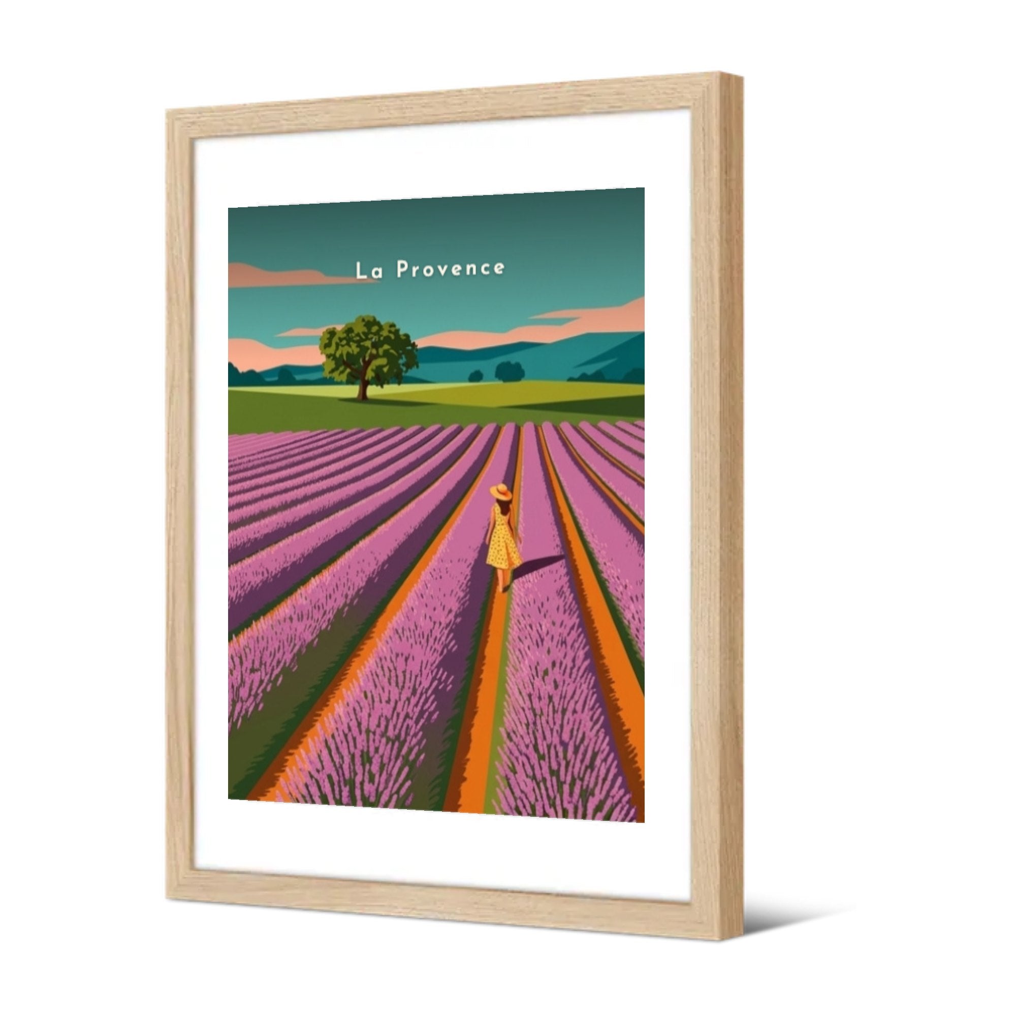 La Provence — Pôdevache, encadrée, vue de trois quarts