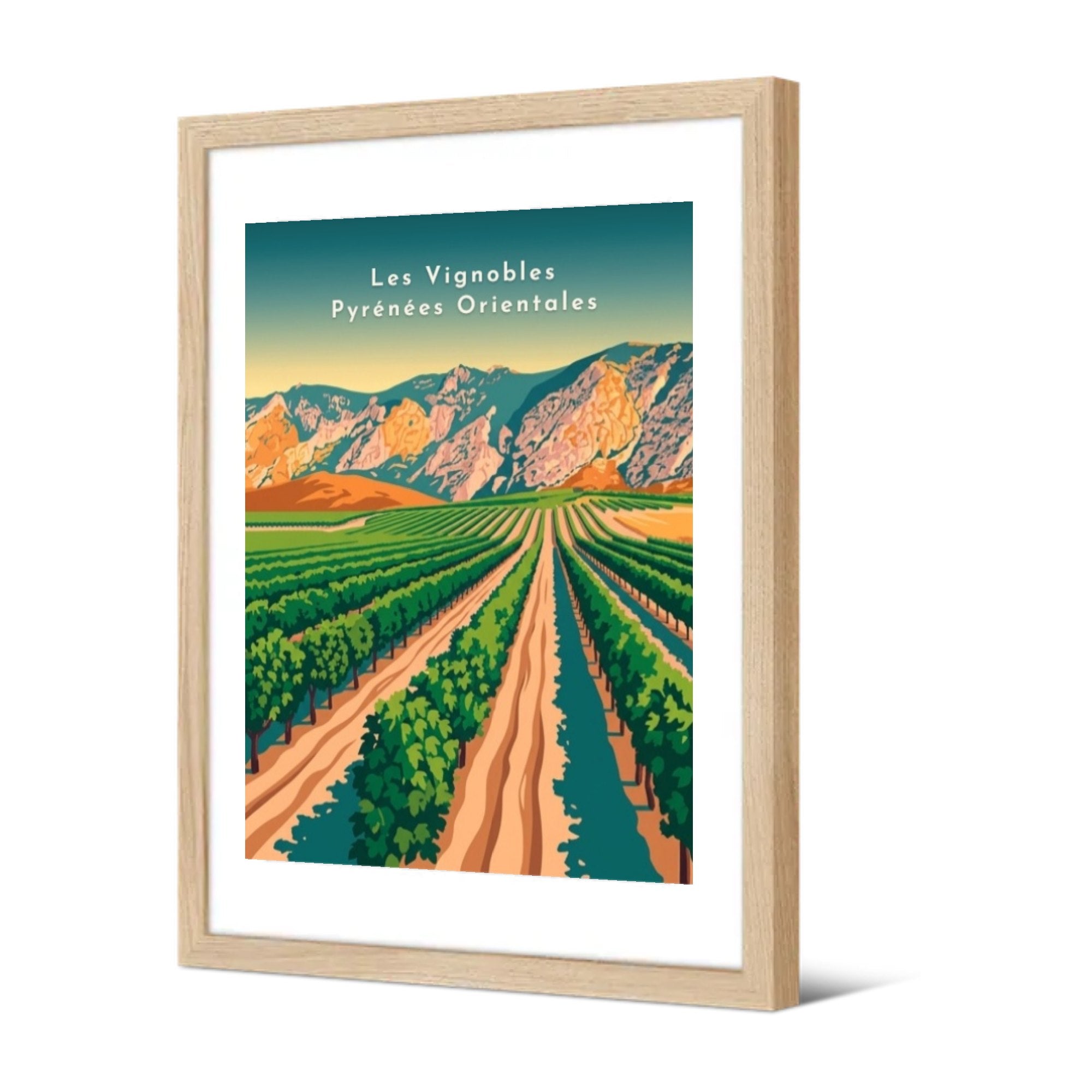 Les Vignobles Pyrénées Orientales — Pôdevache, encadrée, vue de trois quarts