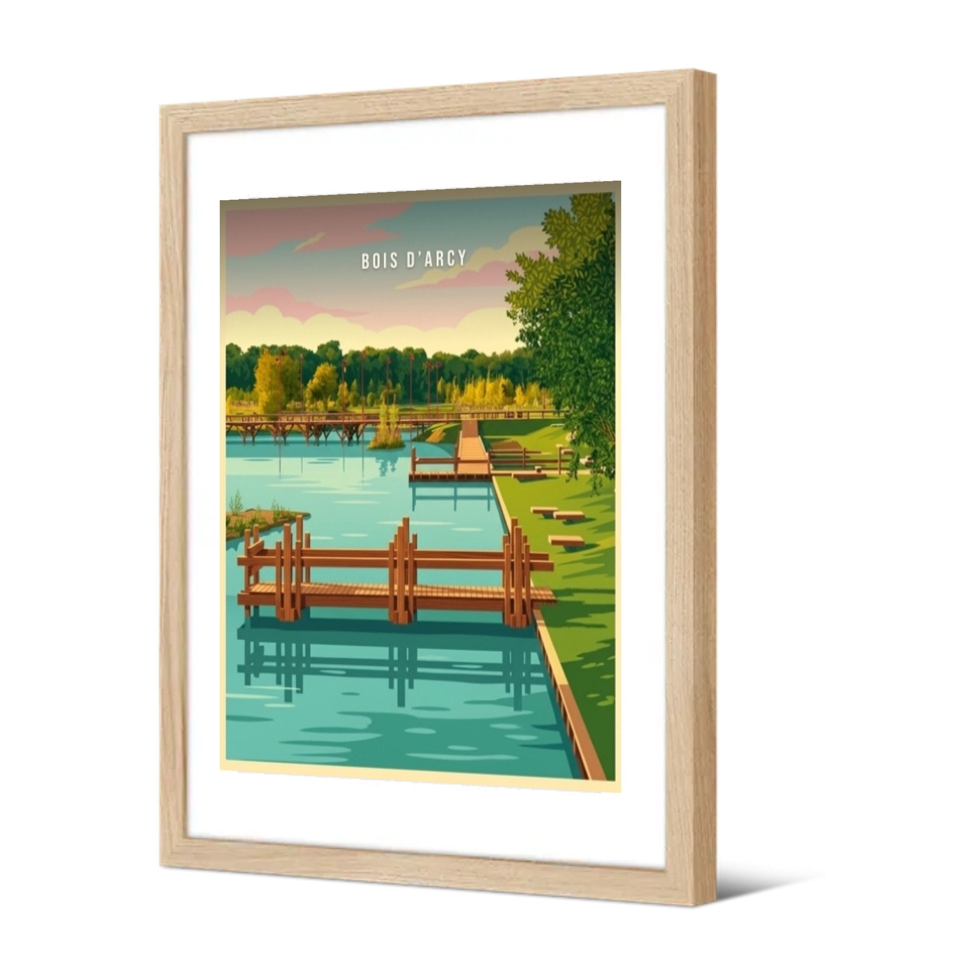 Canal de la Croix-Bonnet — Pôdevache, encadrée, vue de trois quarts