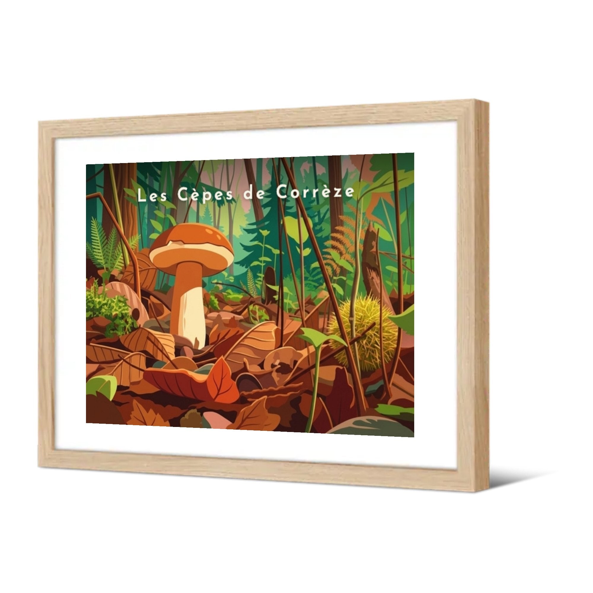 Les Cèpes de Corrèze — Pôdevache, encadrée, vue de trois quarts
