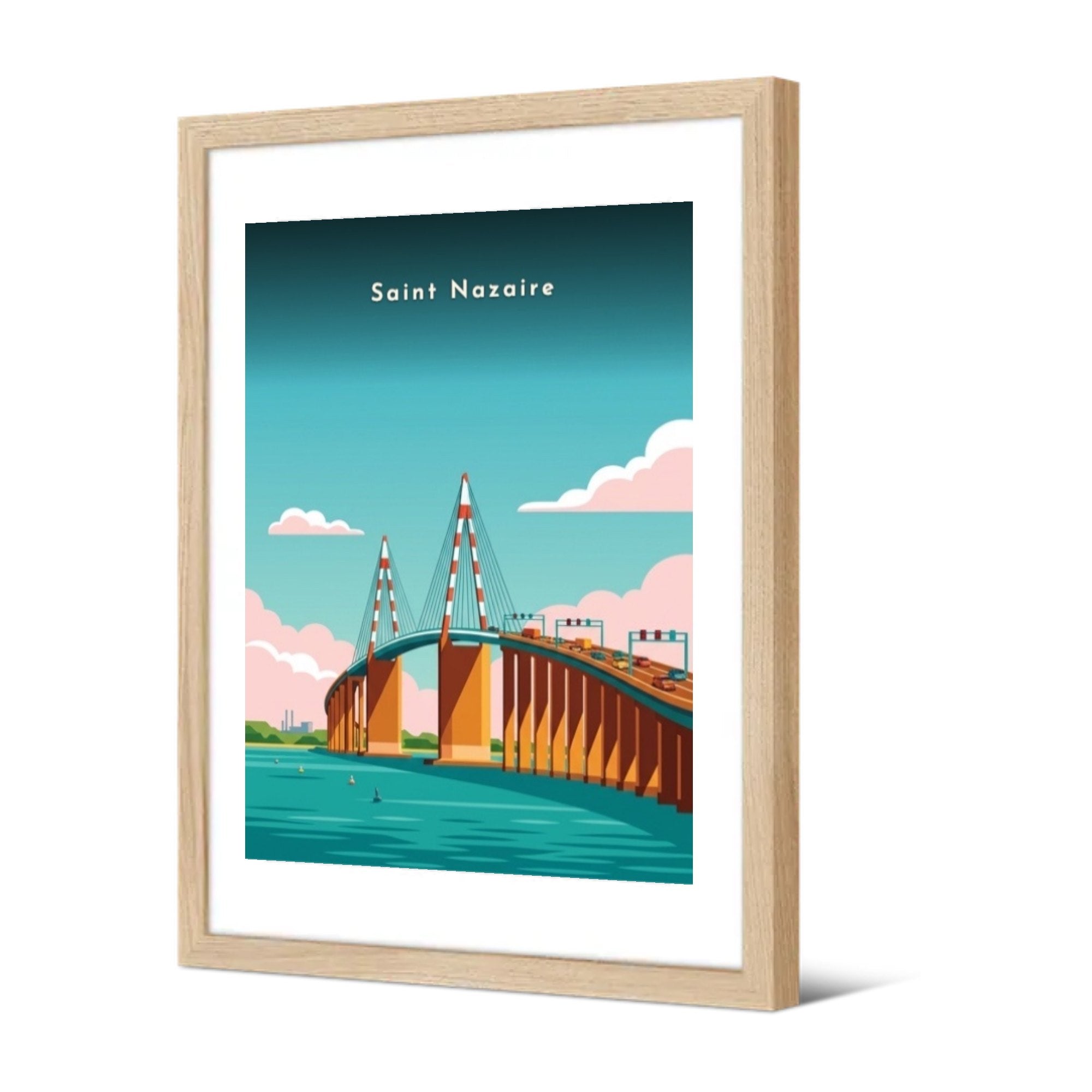 Le pont — Pôdevache, encadrée, vue de trois quarts