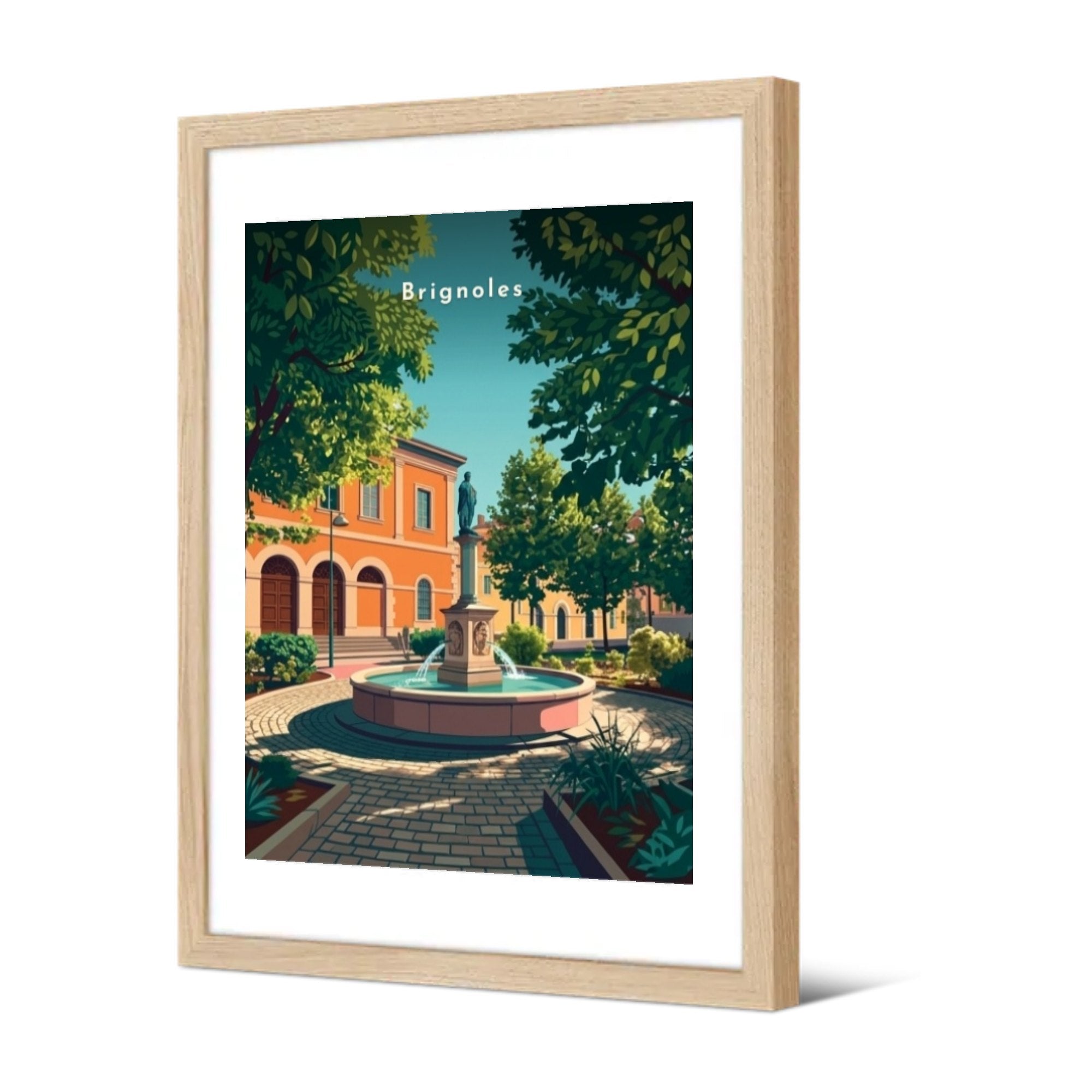 Place Carami — Pôdevache, encadrée, vue de trois quarts