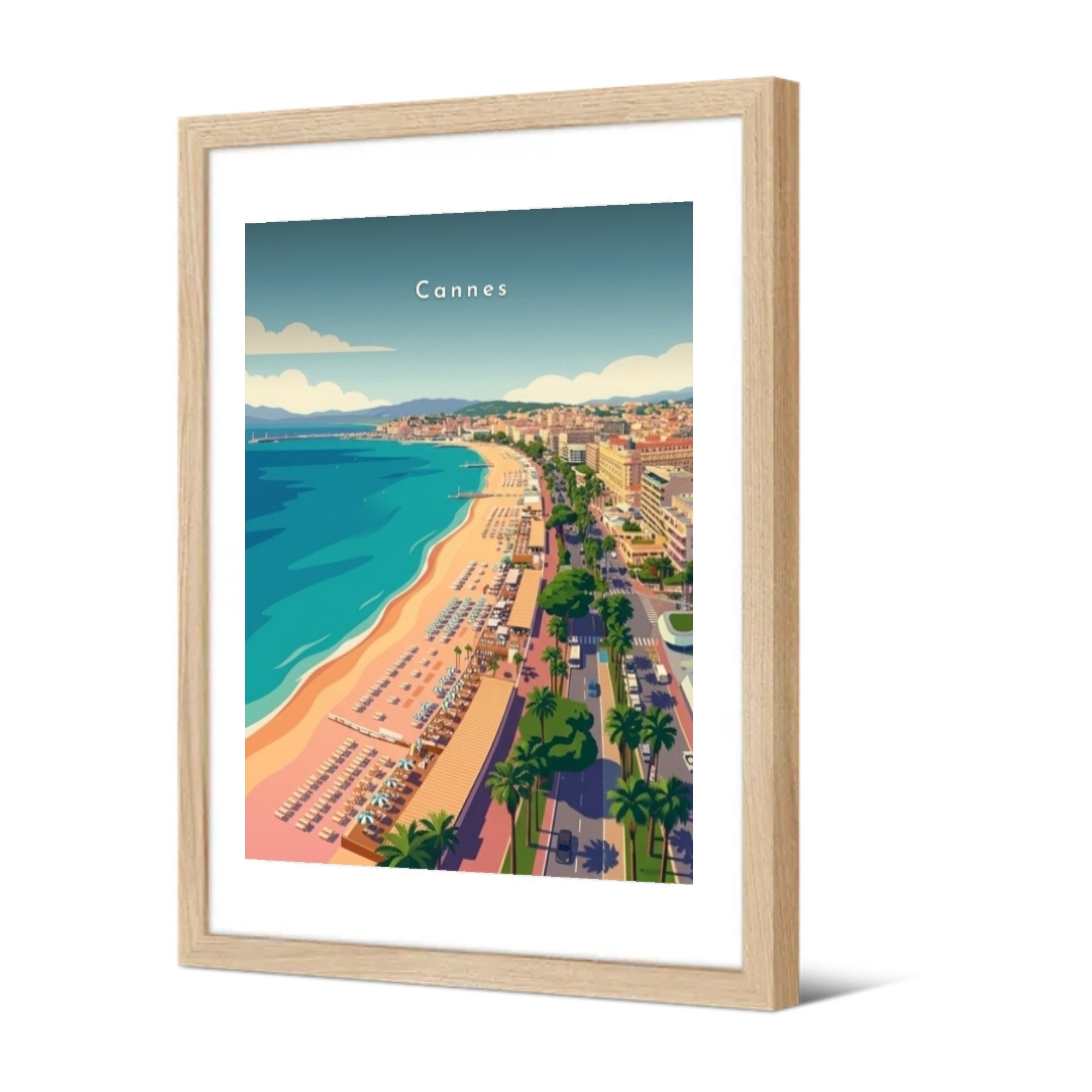Vue aérienne de la Croisette — Pôdevache, encadrée, vue de trois quarts