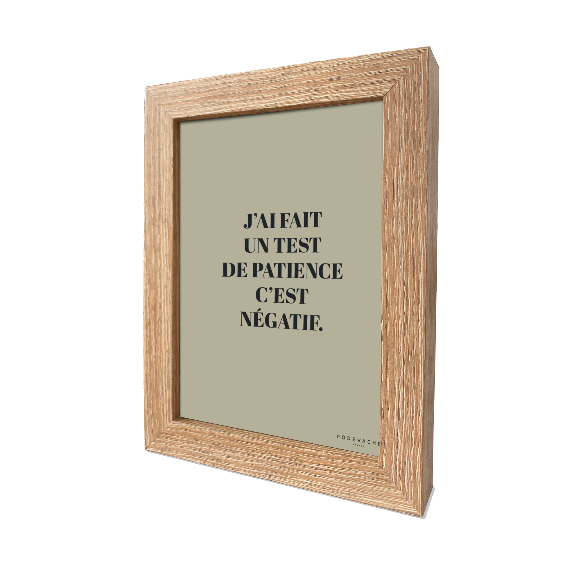 Carte postale message Patience