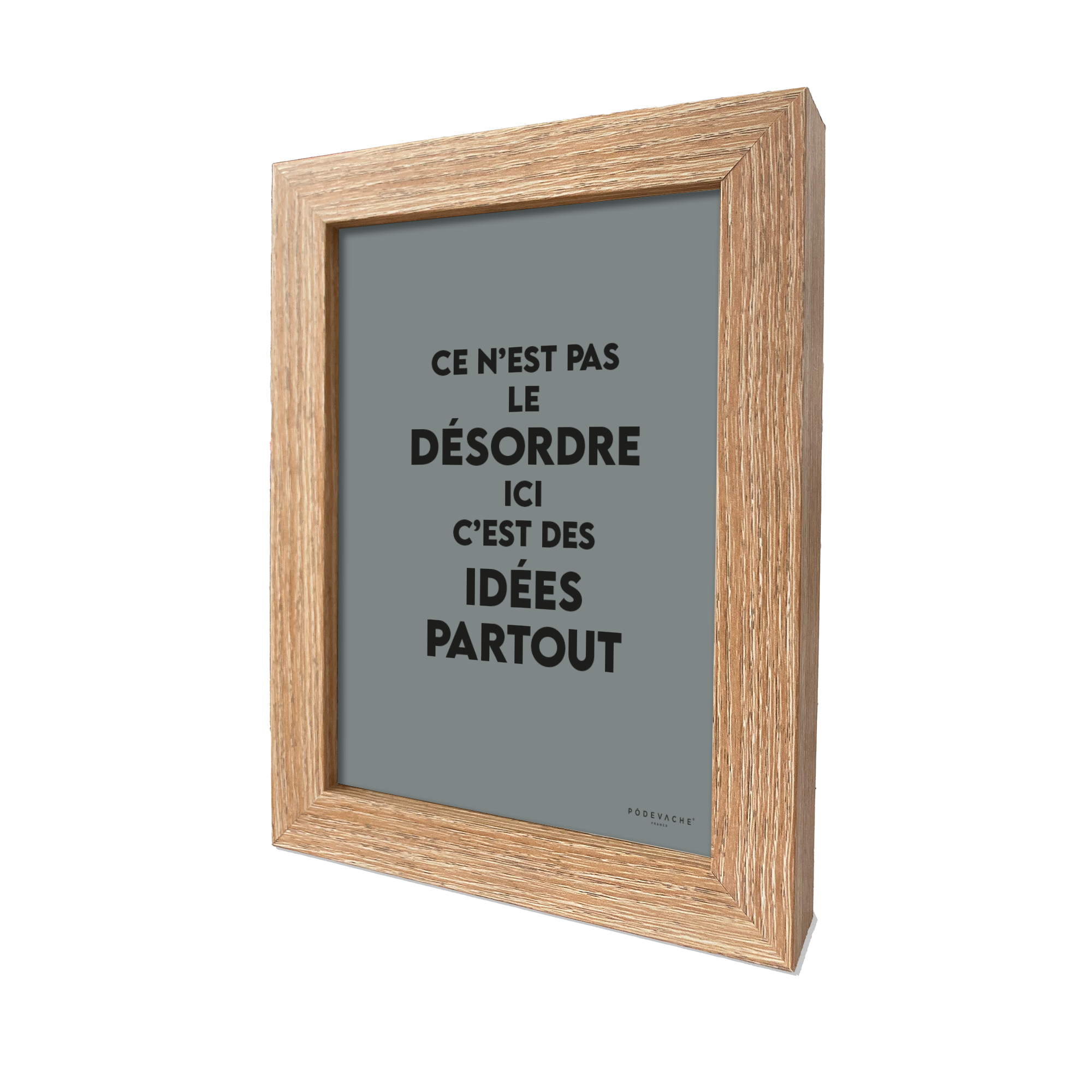 Carte postale message Désordre