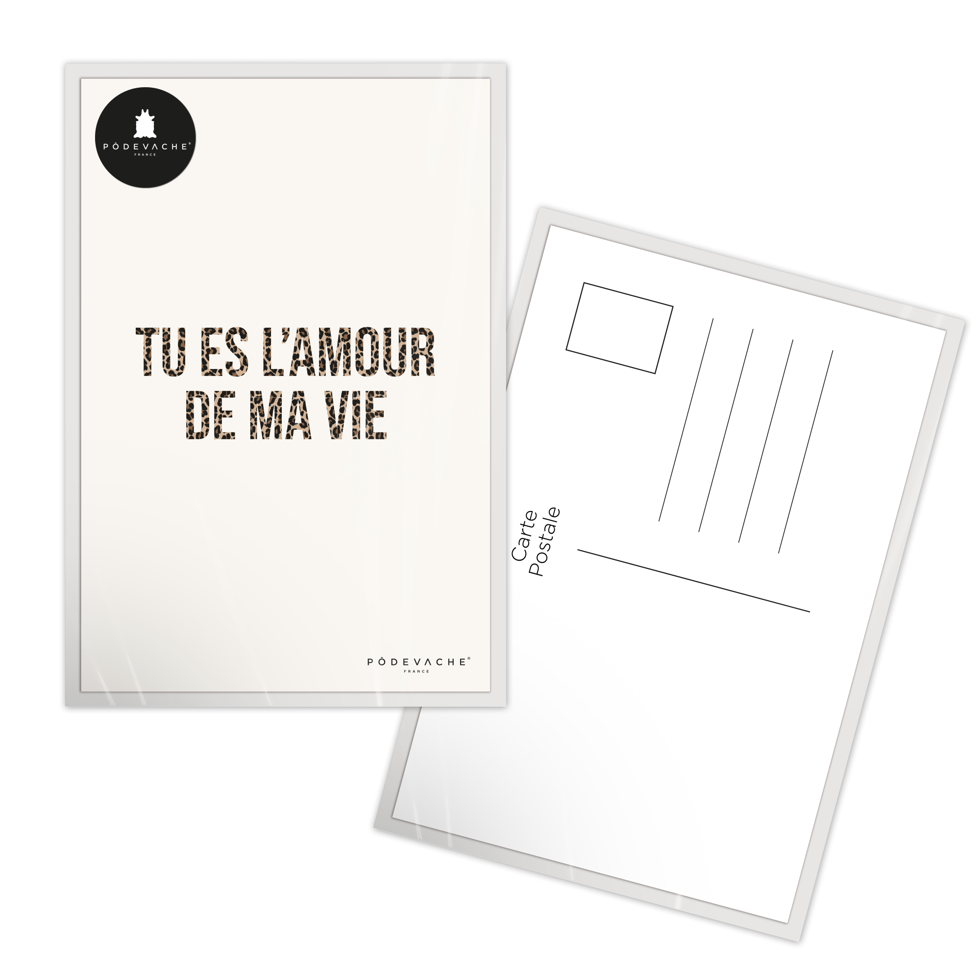 Carte postale message Amour de ma Vie