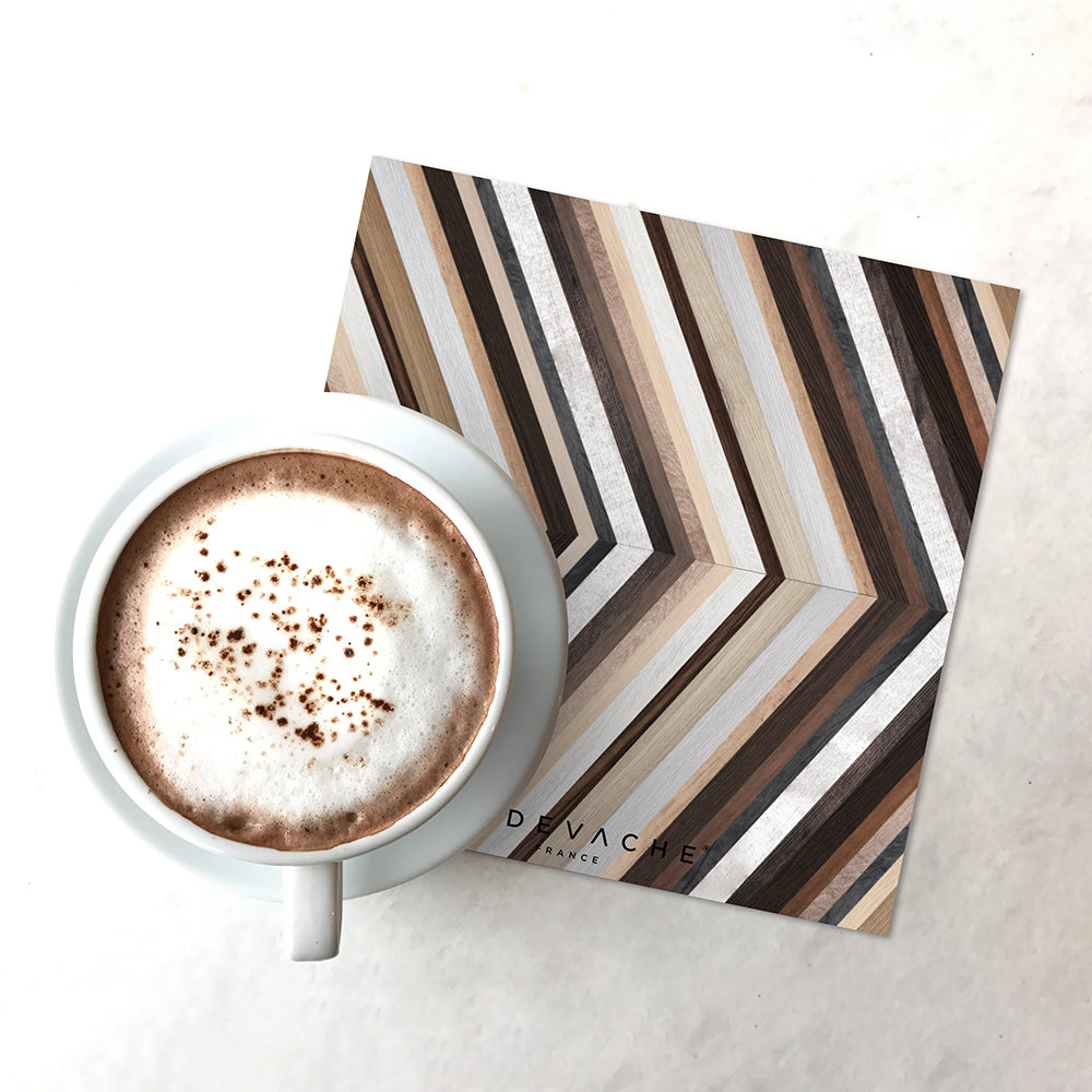 Lot de 6 dessous de verre vinyle Angoon