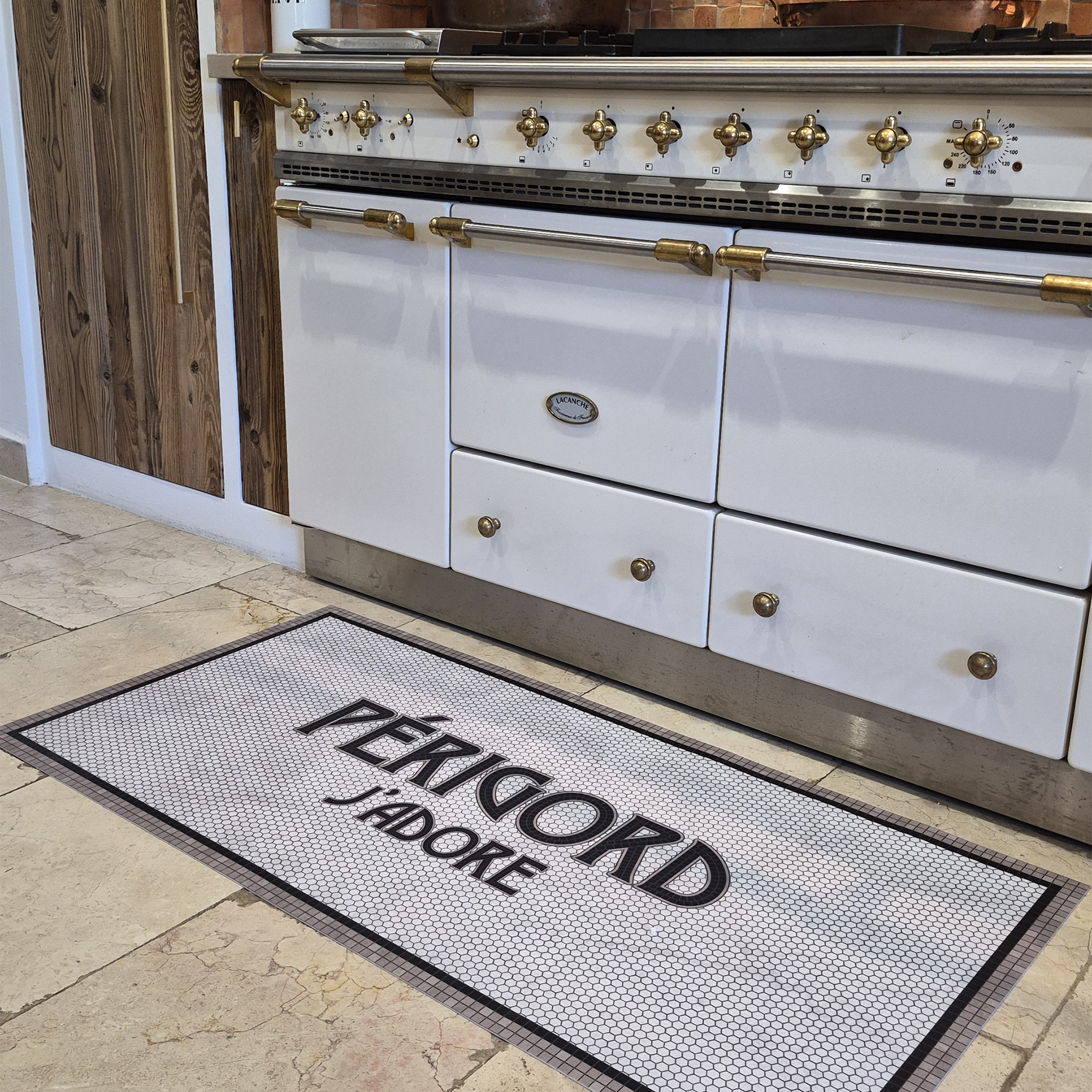 Alfombra vinílica personalizada Gris Clásico