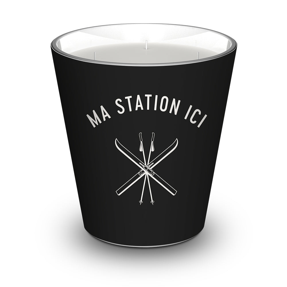 Personalized Mountain scented candle - Orange Blossom / Lavender / Lemon