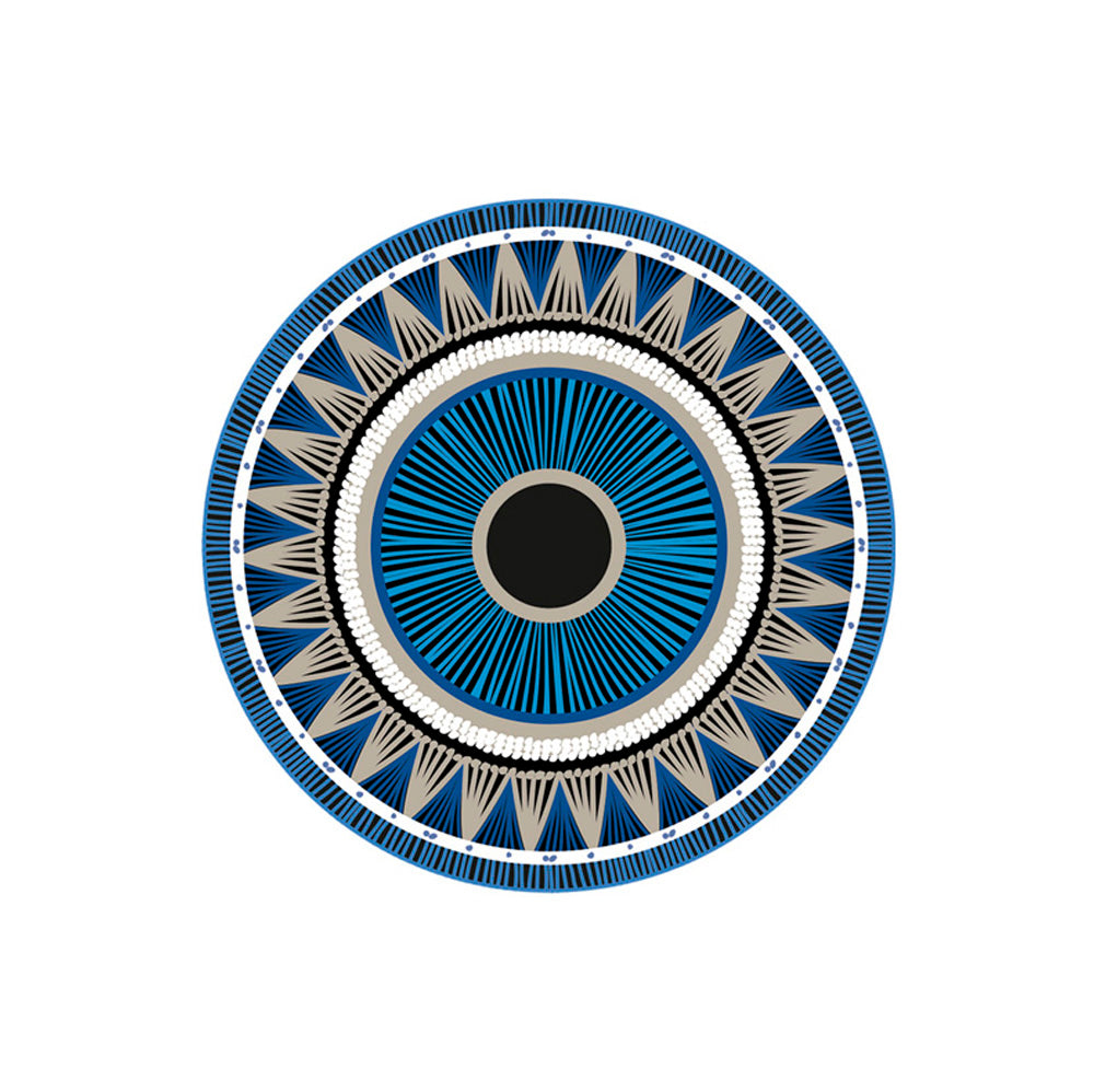 Lot de 6 dessous de verre vinyle Sira