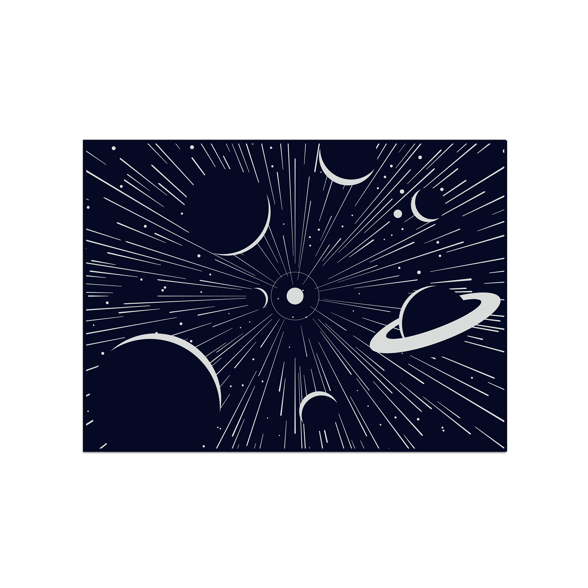 Set De Table Vinyle Planete