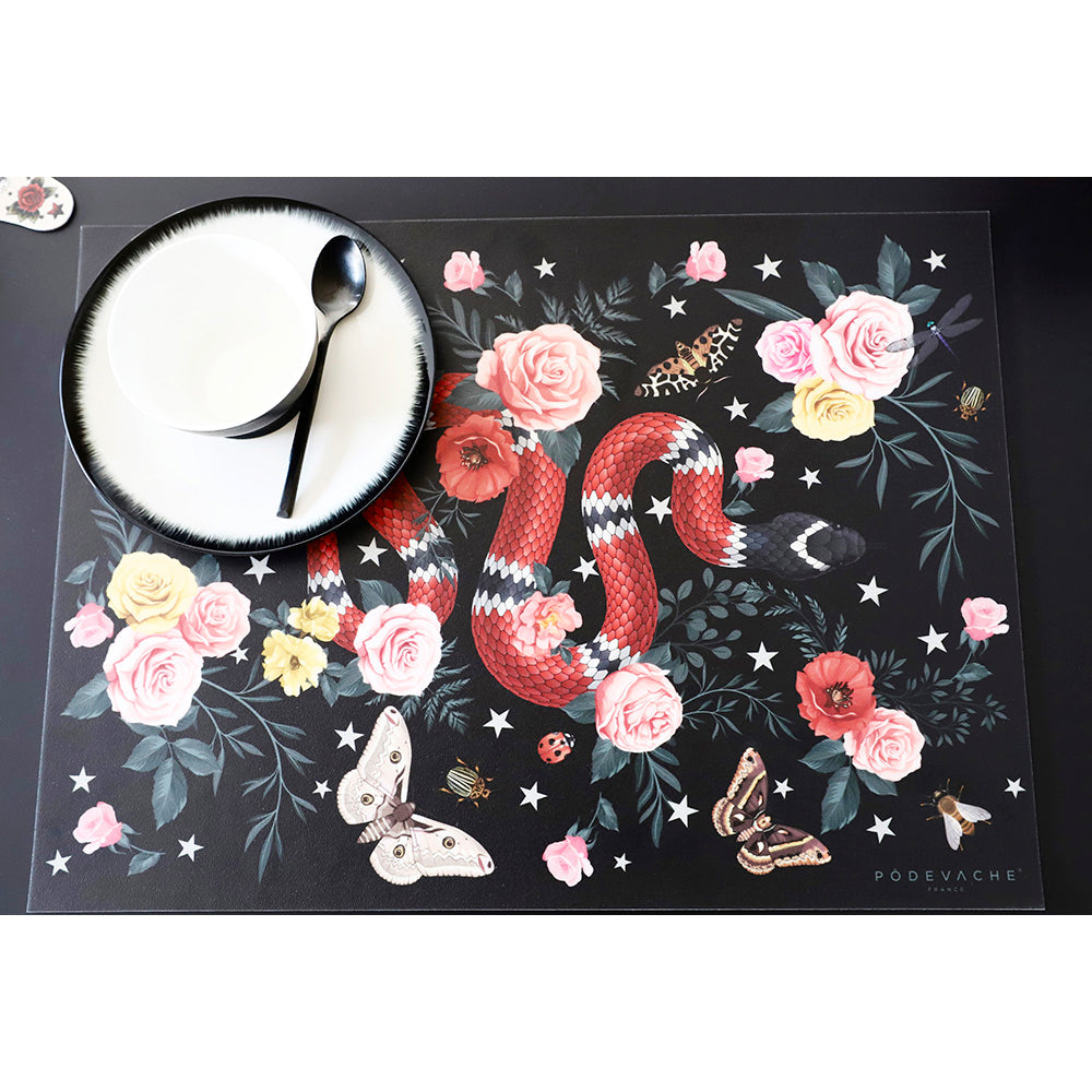 Set de table vinyle Snake