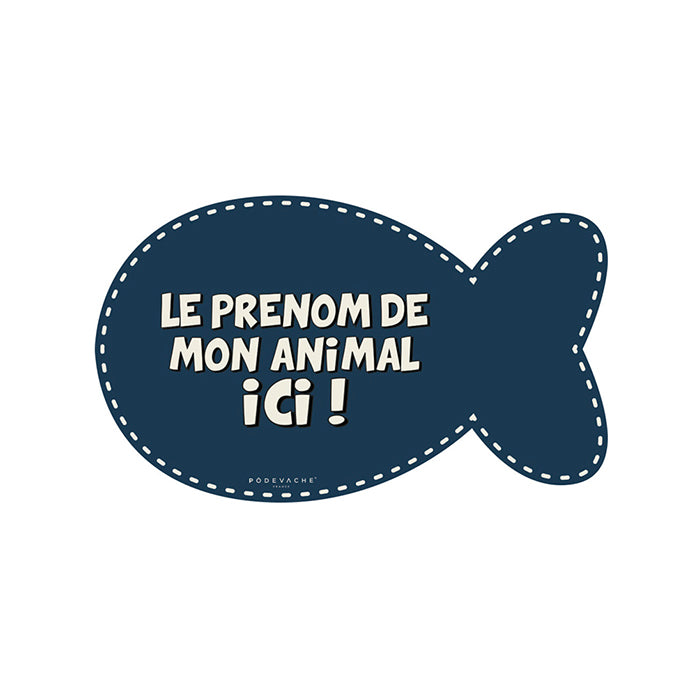 Cat Customizable Vinyl Bowl Mat