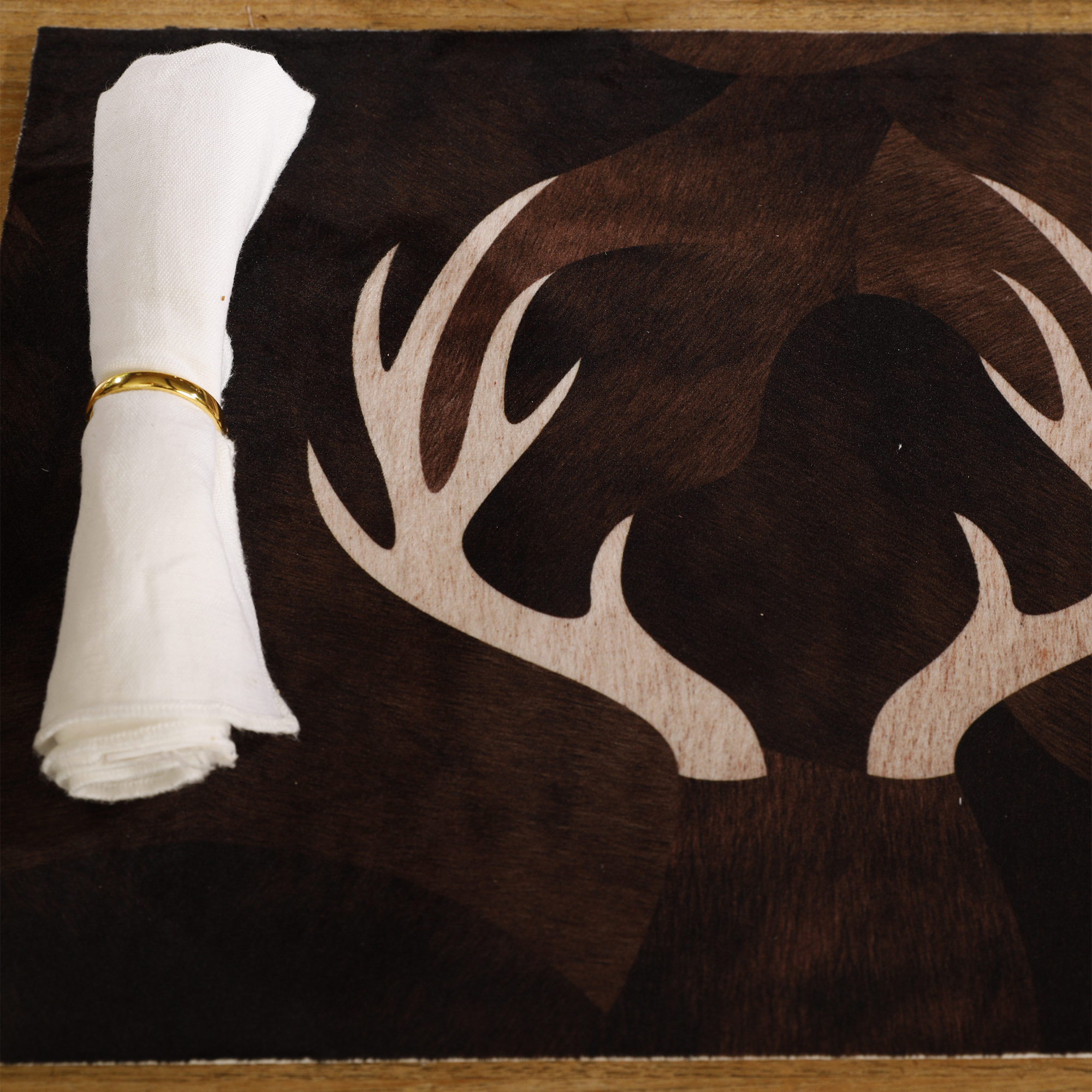 Set de table velours Cornes de Cerf