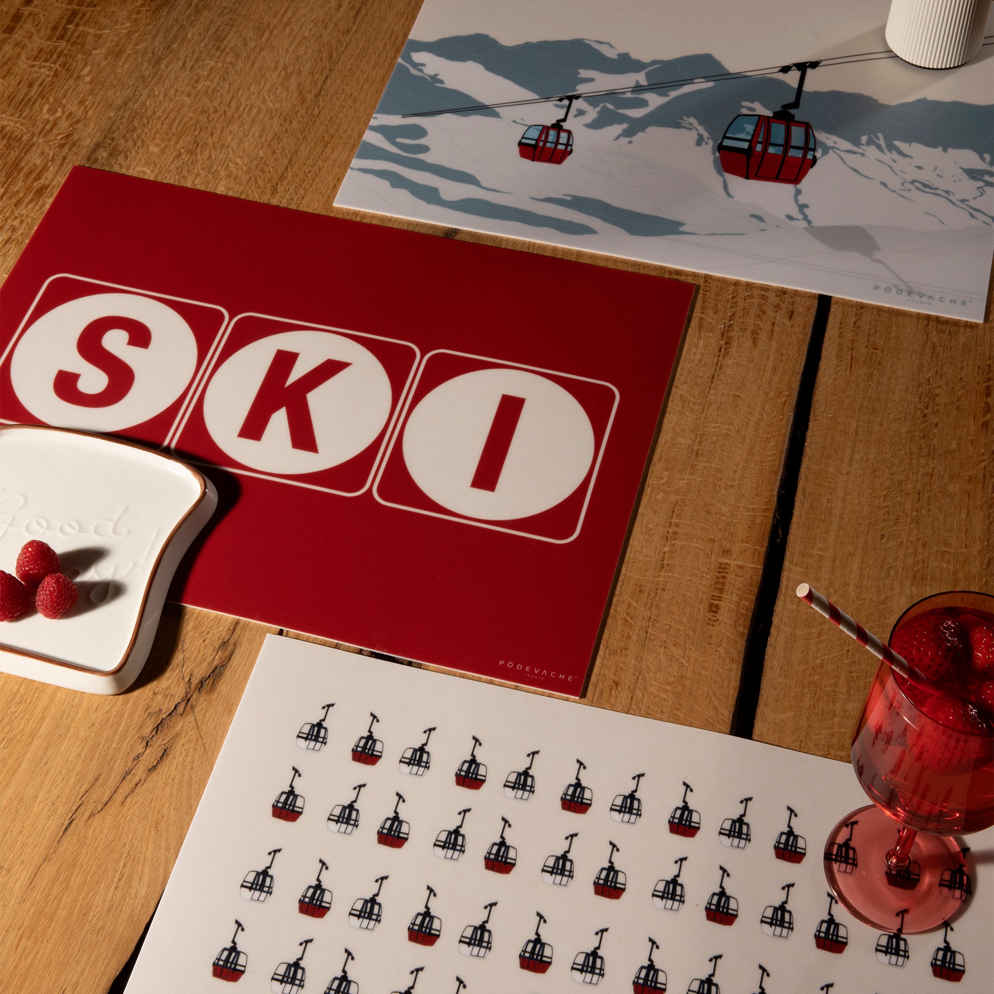 Set de table vinyle Rosex