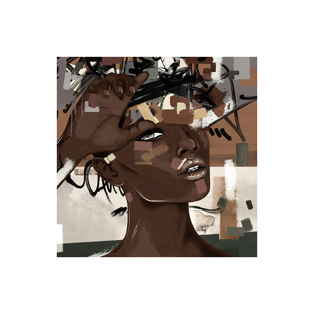 Lot de 6 dessous de verre vinyle Ananda