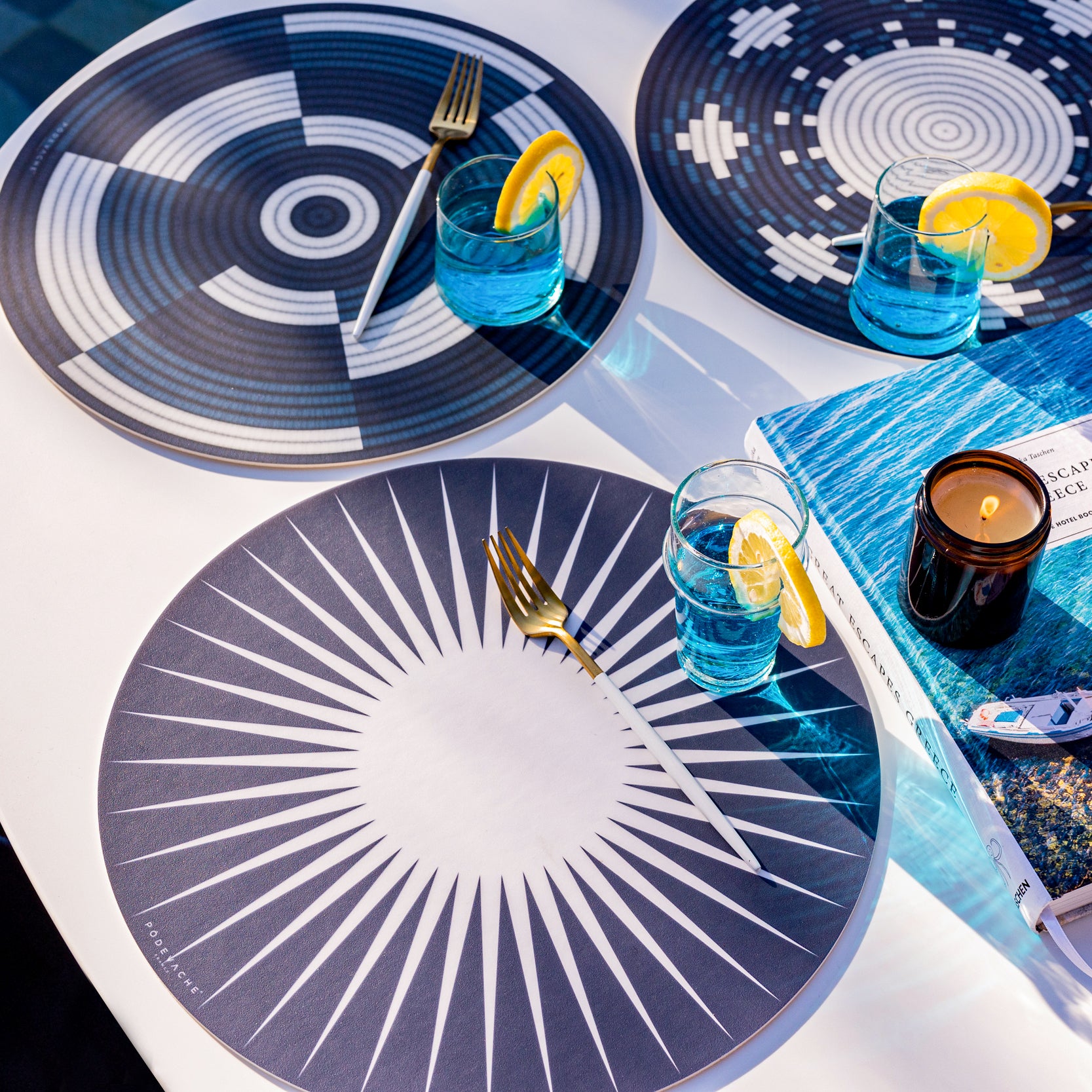 Vinyl placemat Myko Yellow