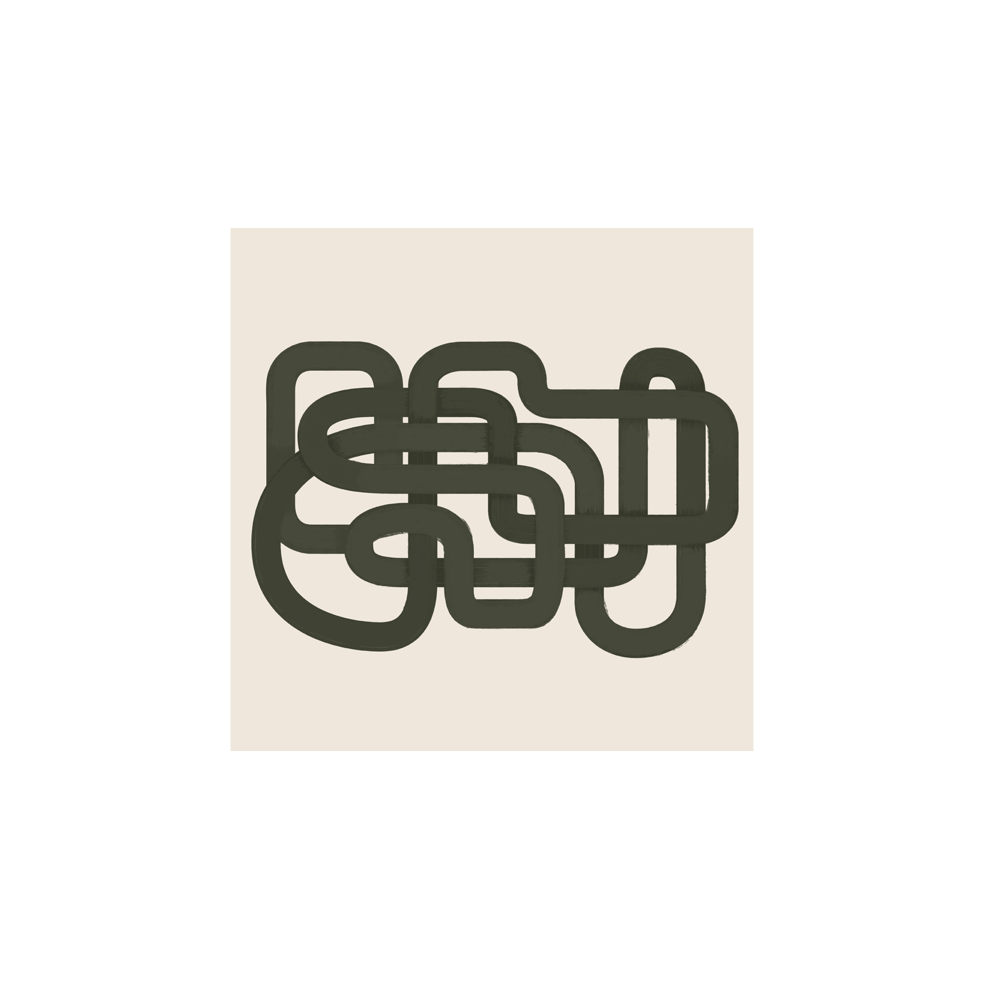 Lot de 6 dessous de verre vinyle Paka