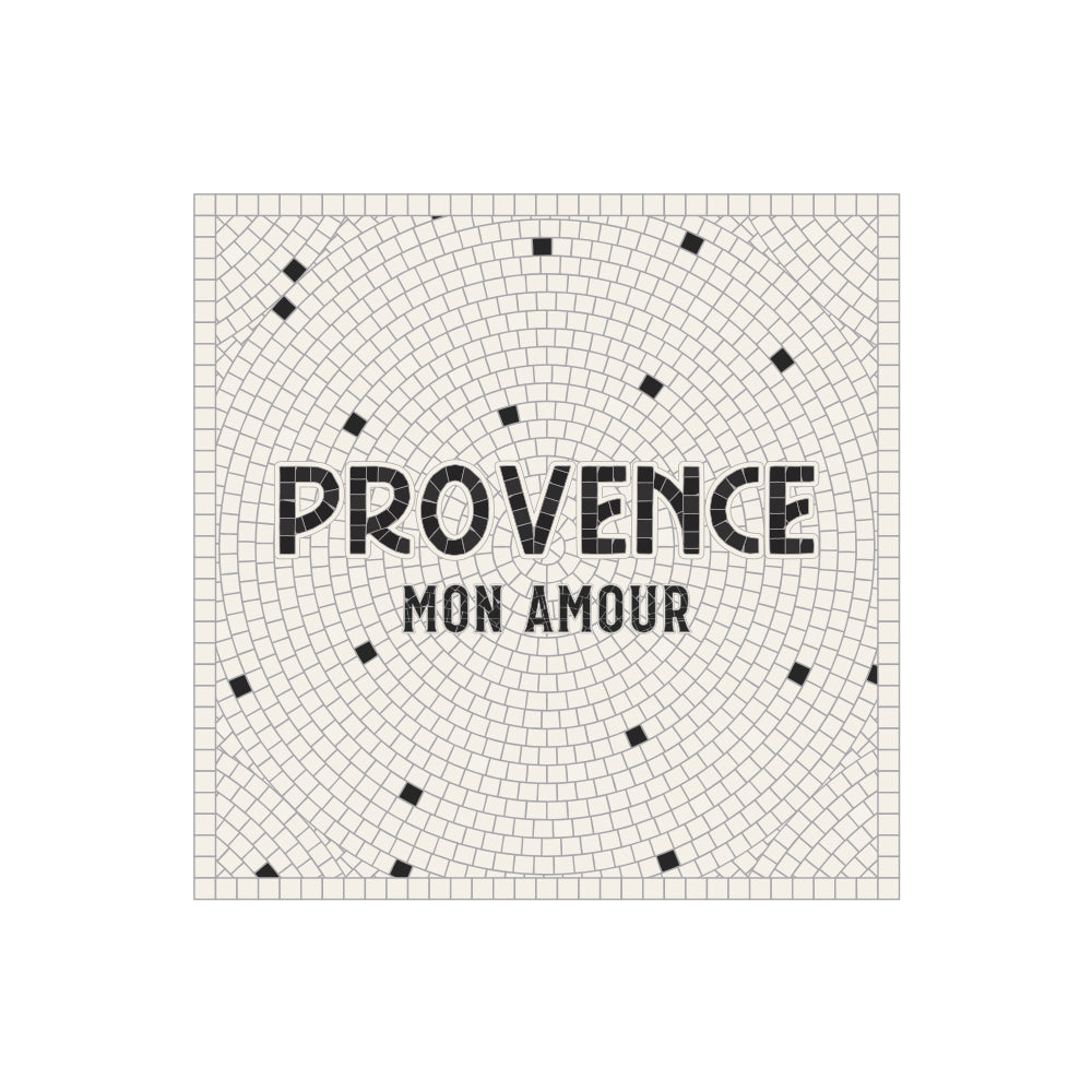 Set of 6 personalized vinyl coasters Halo White