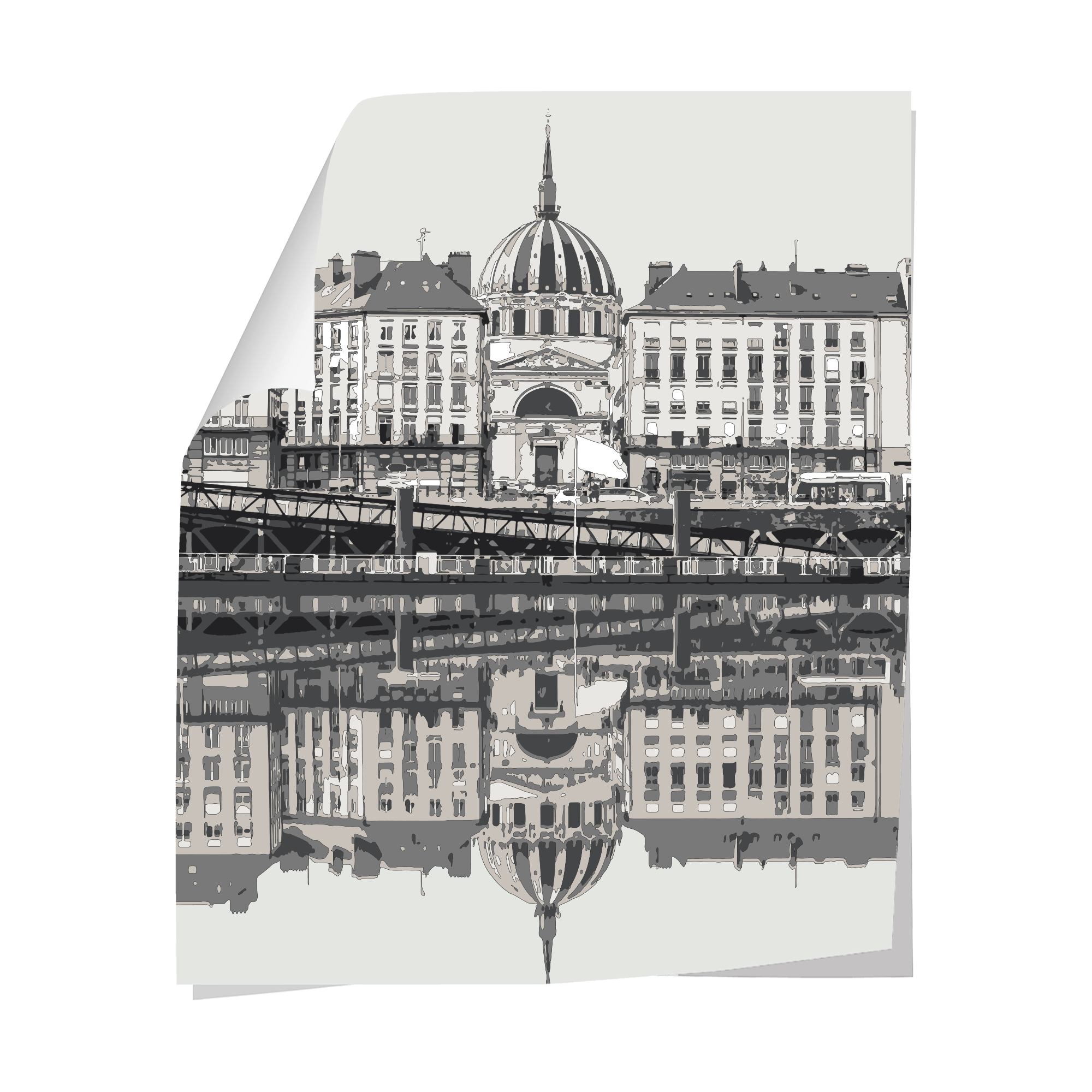 Papier peint panoramique Nantes