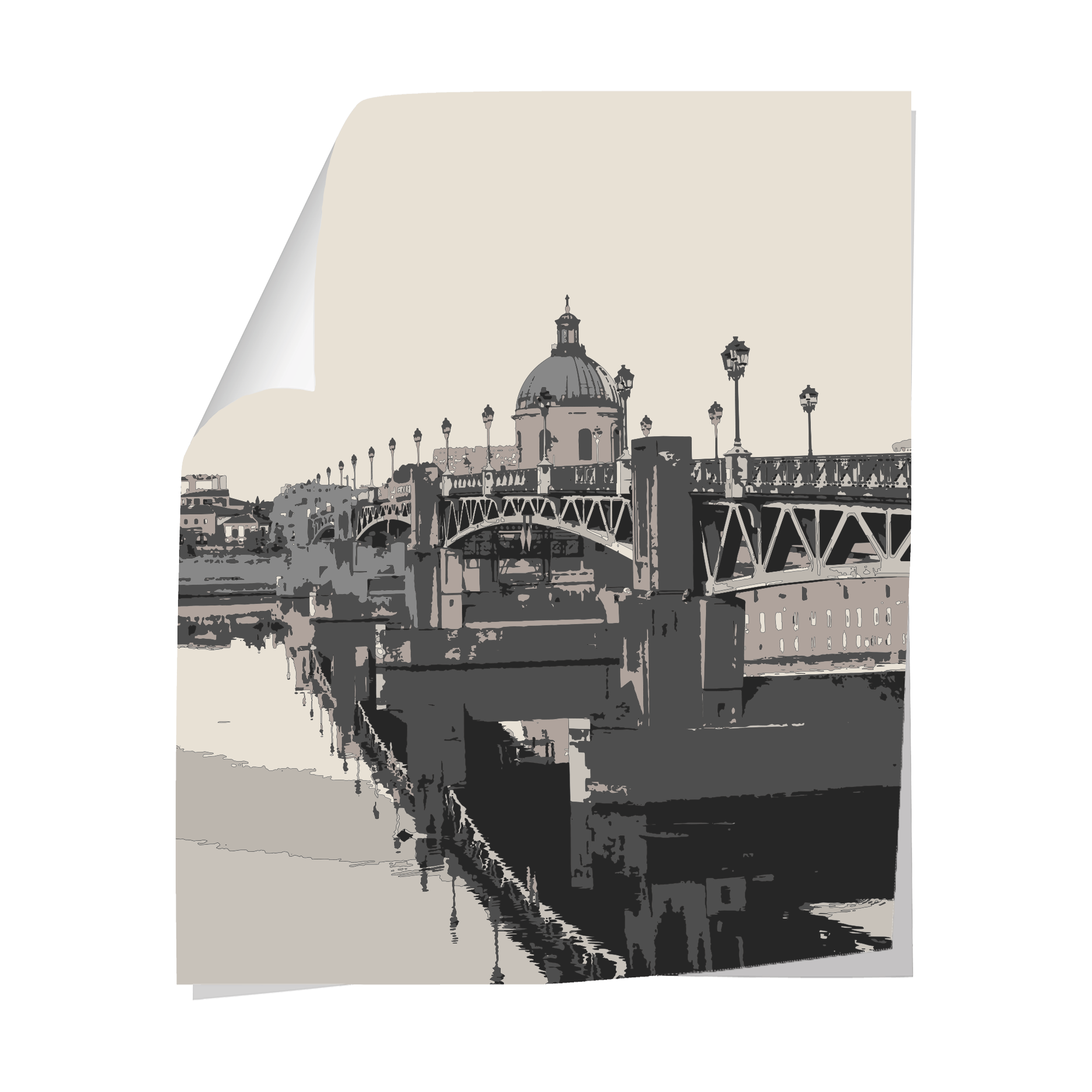 Papier peint panoramique Toulouse